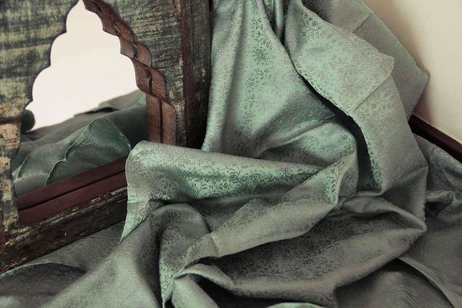 Foulard Hari #013 verde acqua tenue