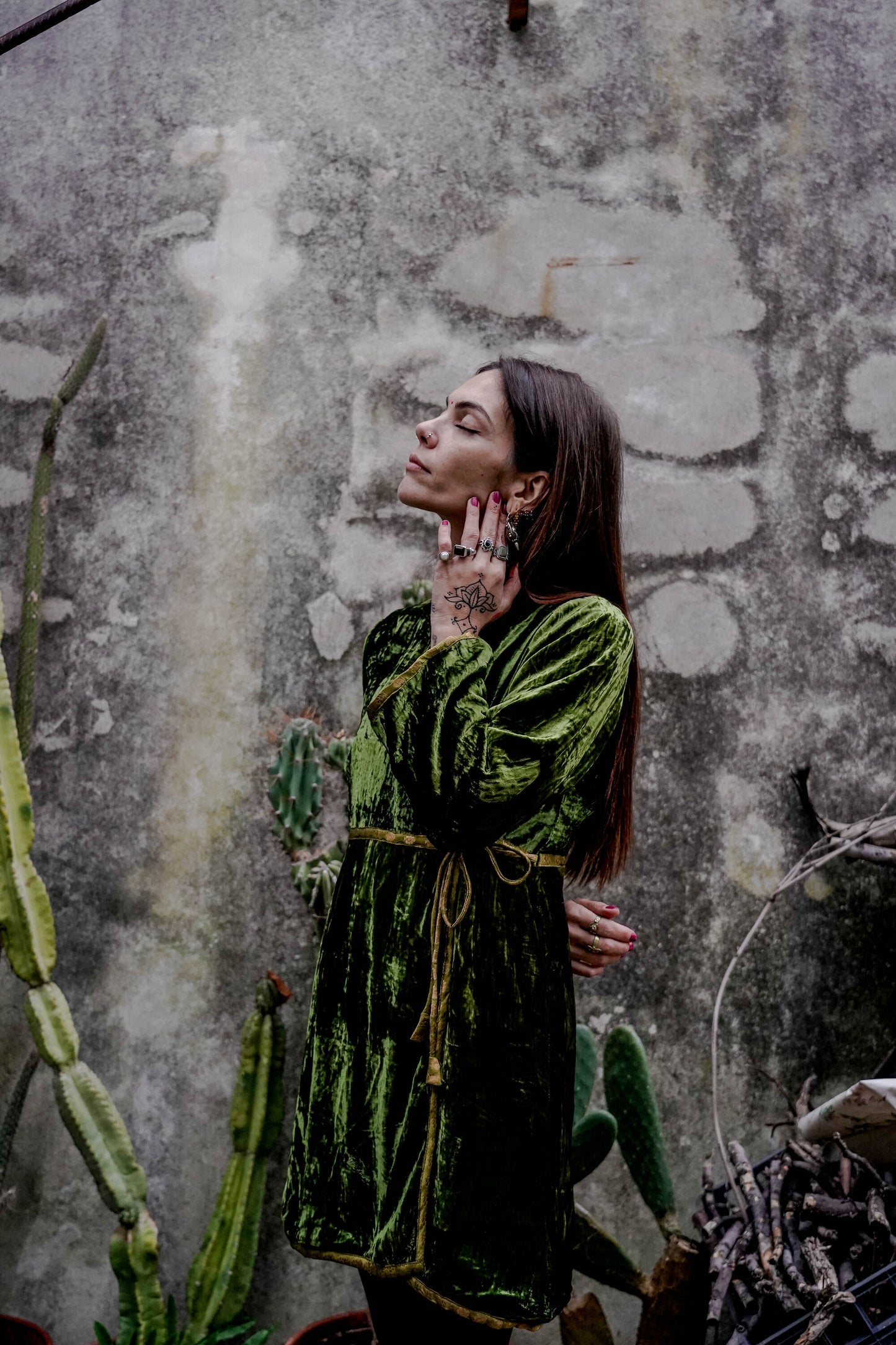 Abito Rajkumari verde