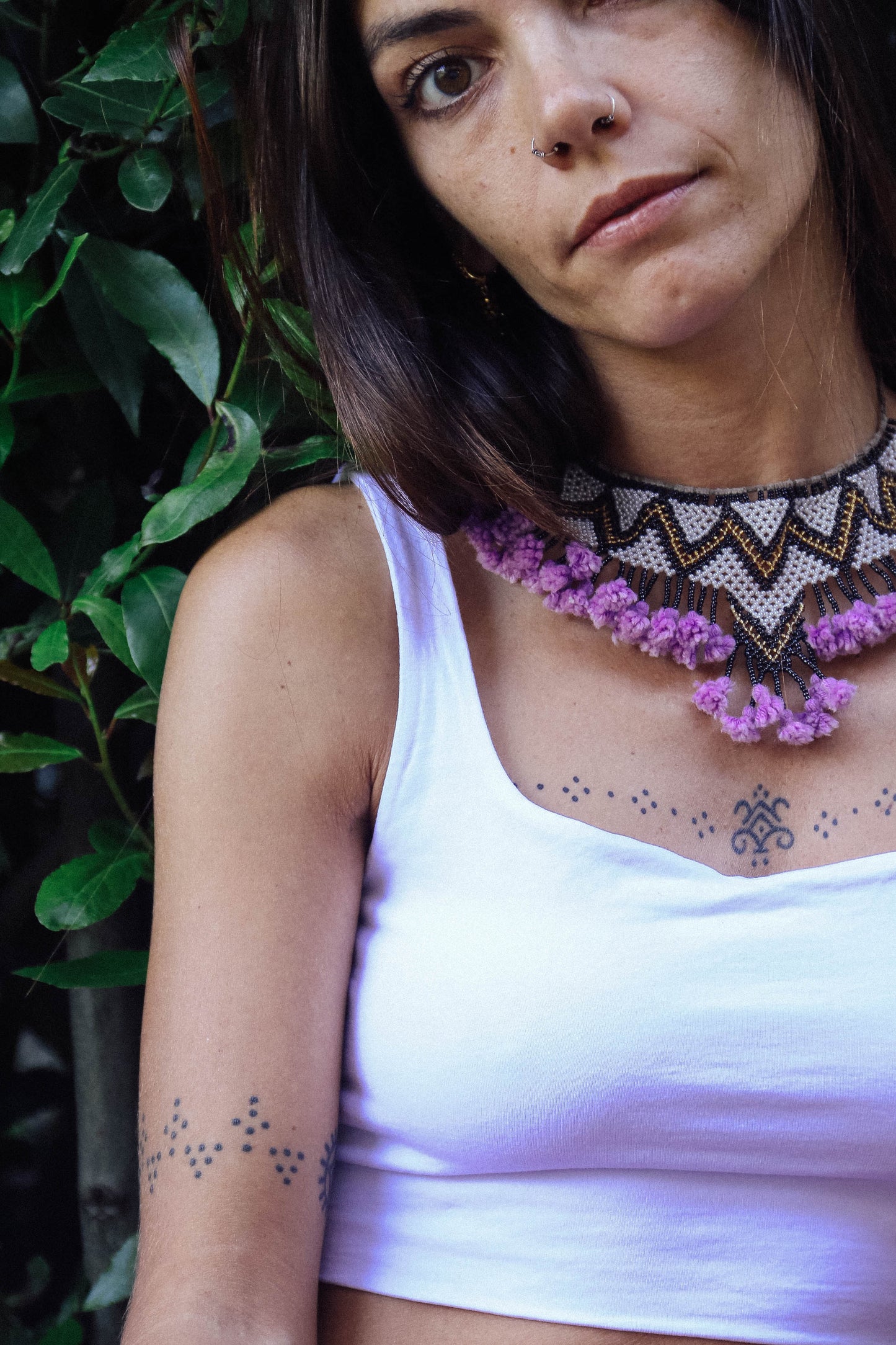 Collana di perline fatta a mano #004