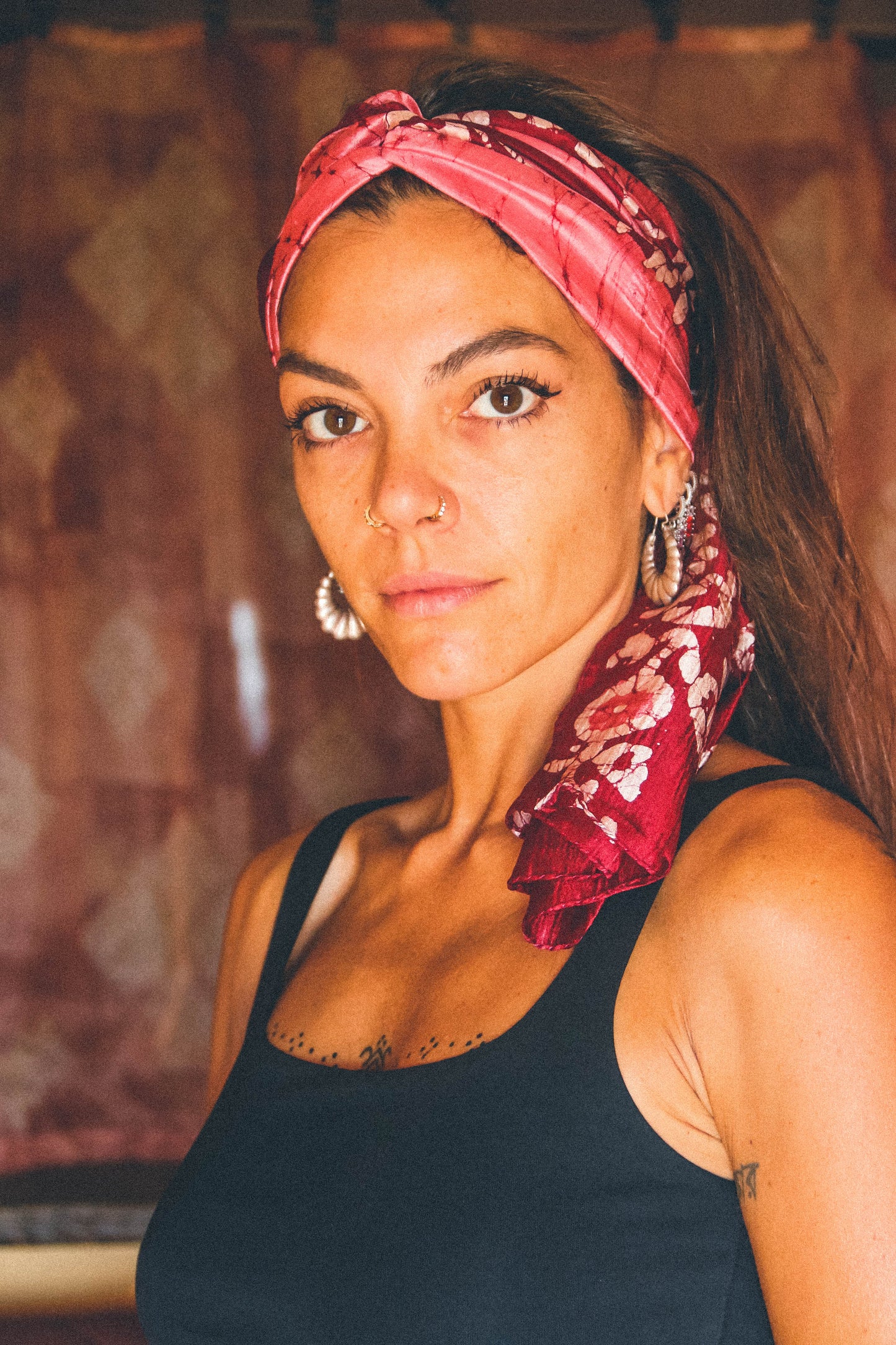 Foulard Batik 100% seta #001