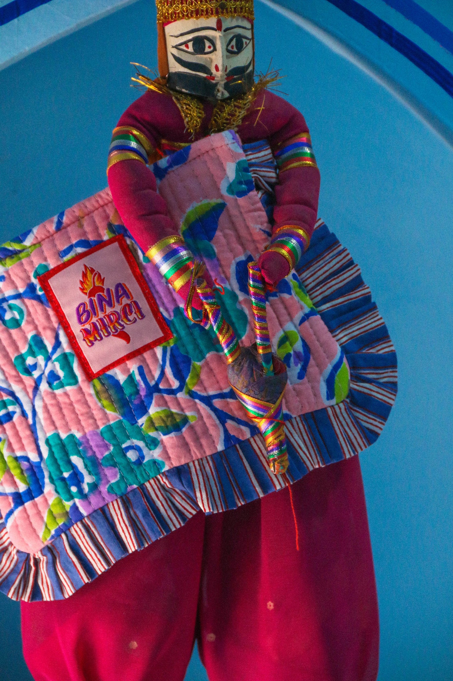 Pochette Kila rosa e celeste