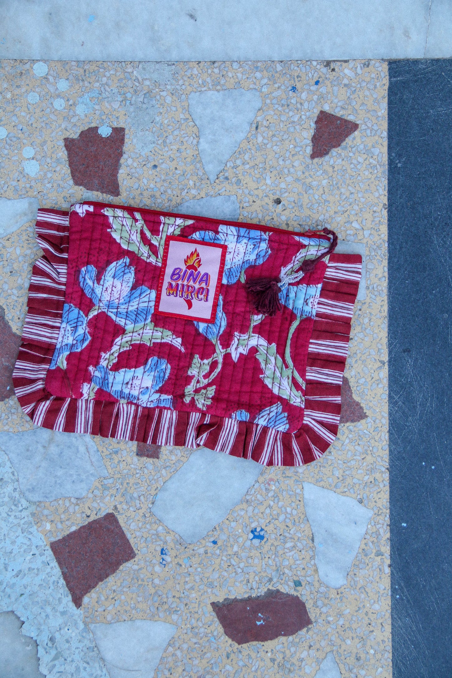 Pochette Kila rossa bordeaux