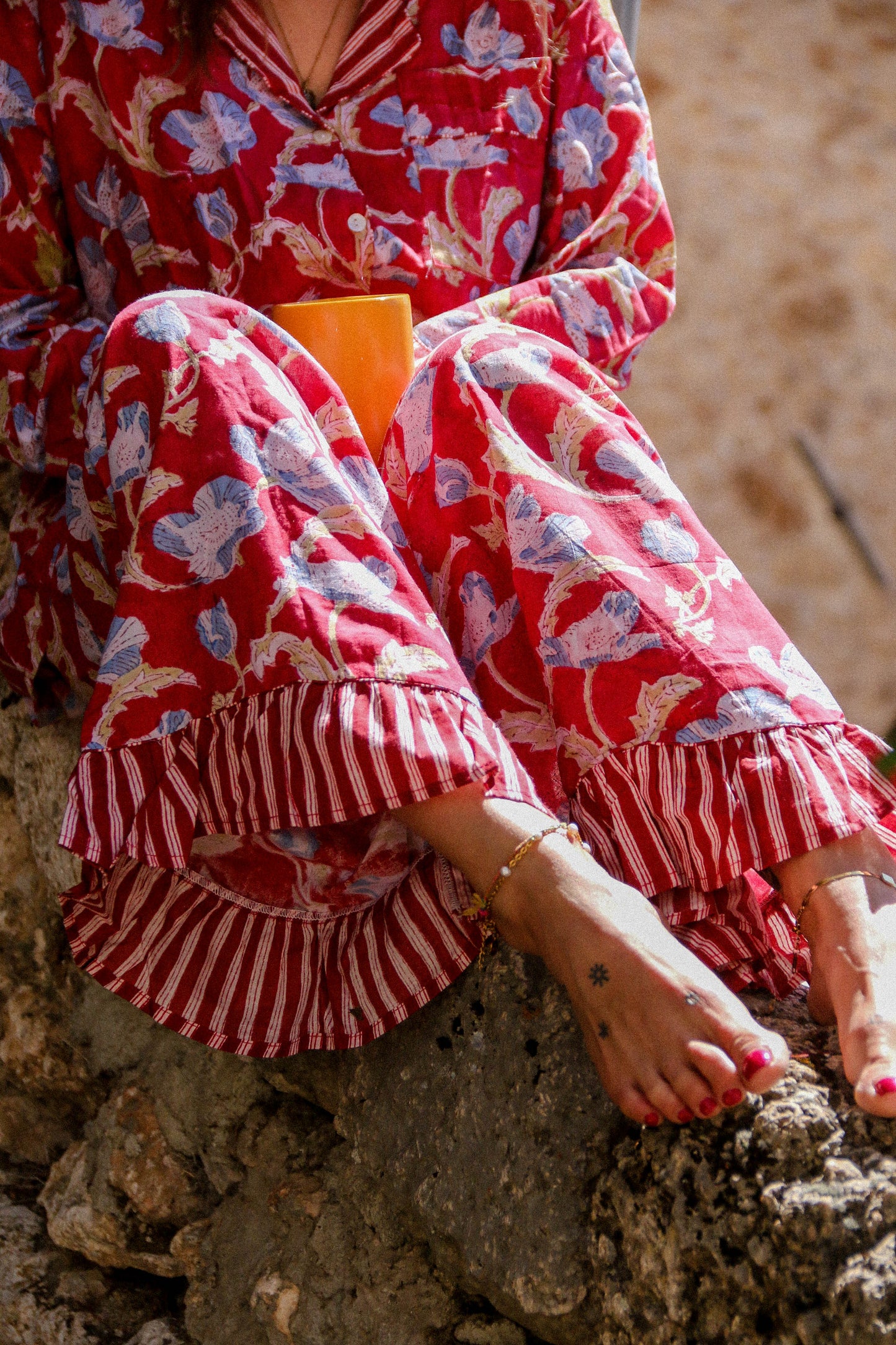 Pigiama Rosso e Azzurro