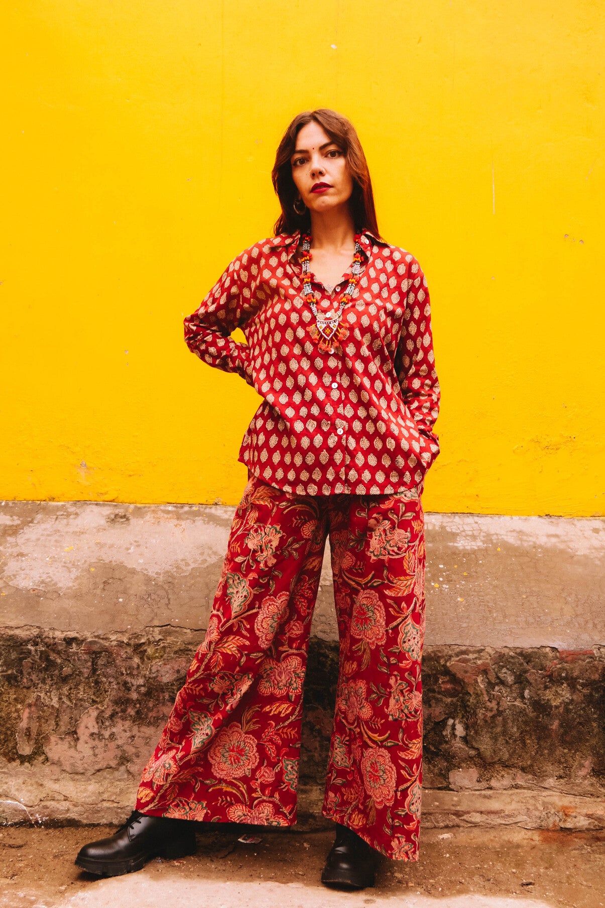 Camicia Aisha Ruggine