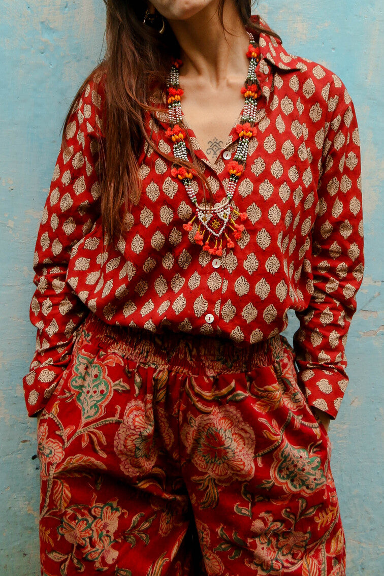 Camicia Aisha Ruggine
