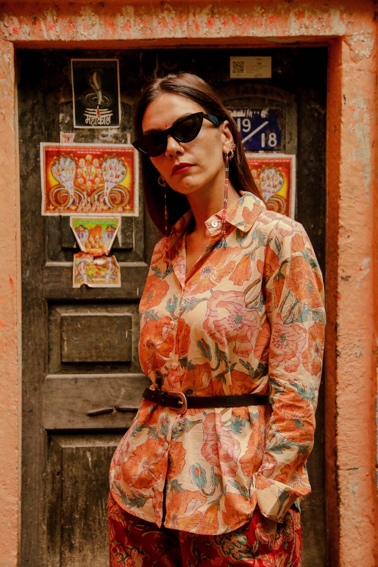 Orecchini di perline fatti a mano #001