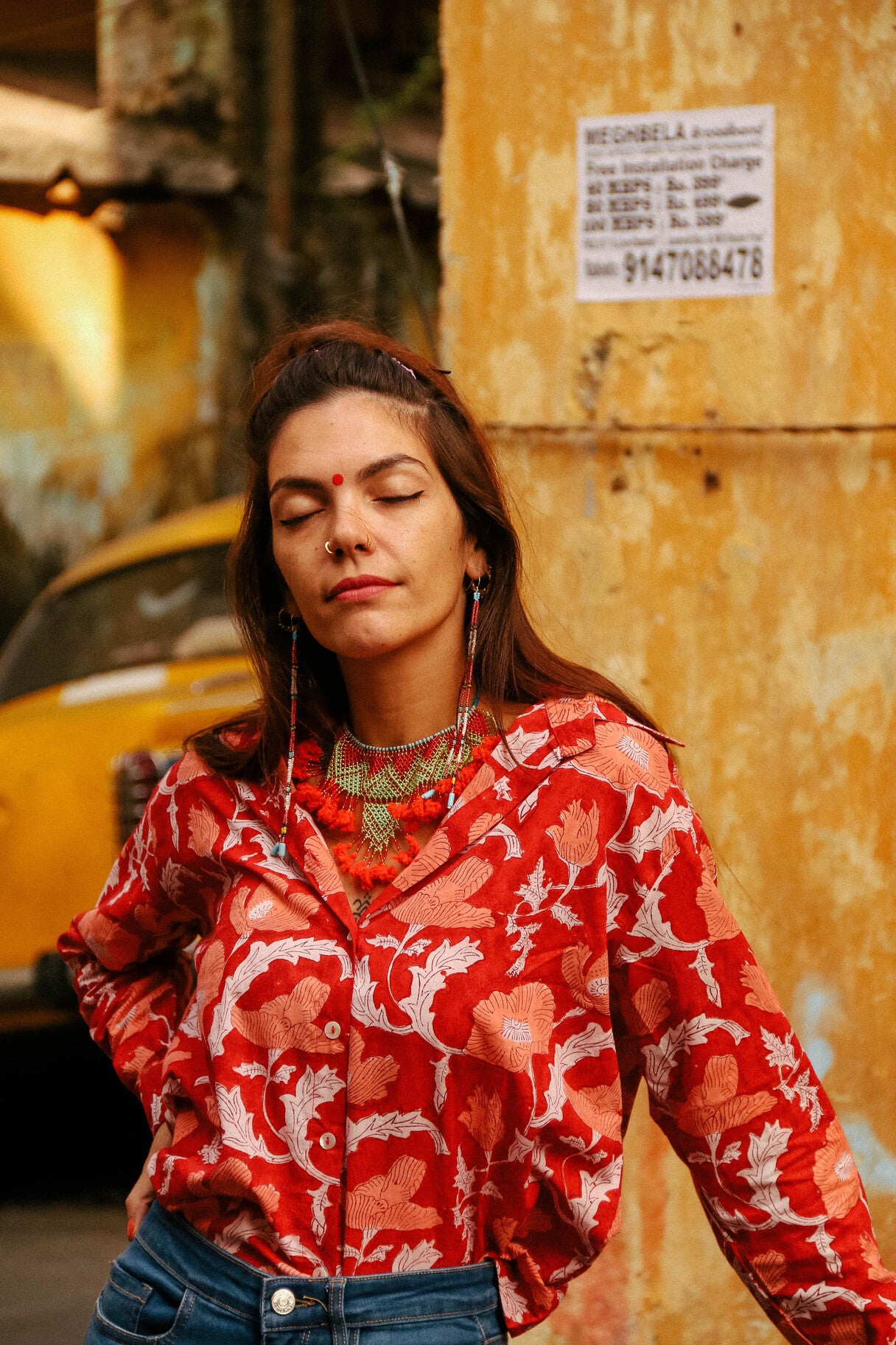 Camicia Aisha Rossa 2