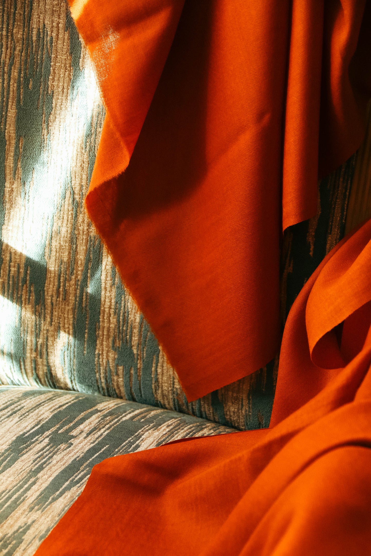 Sciarpa ruggine - 100% lana