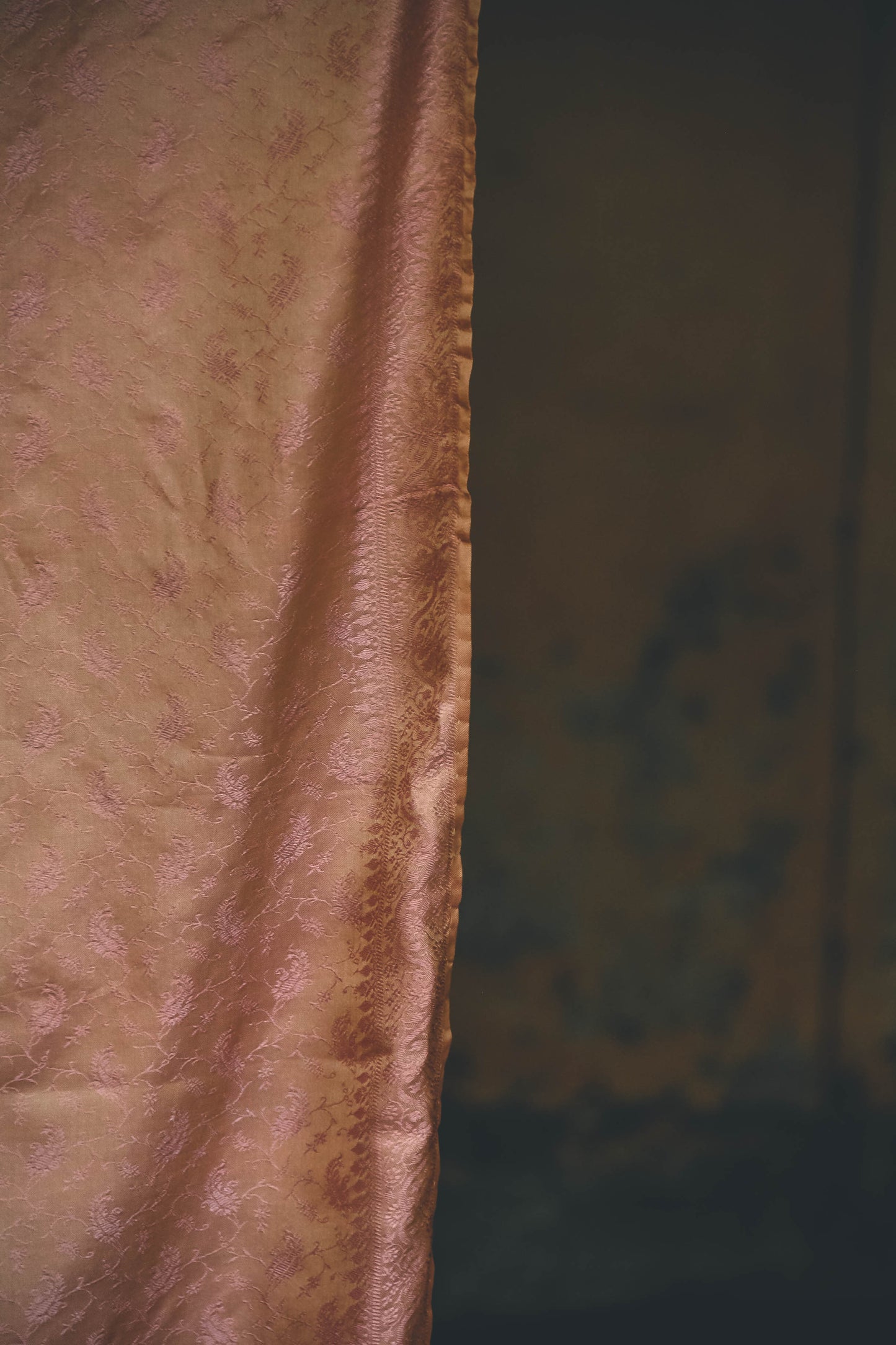Foulard Hari #012 rosa pallido e champagne