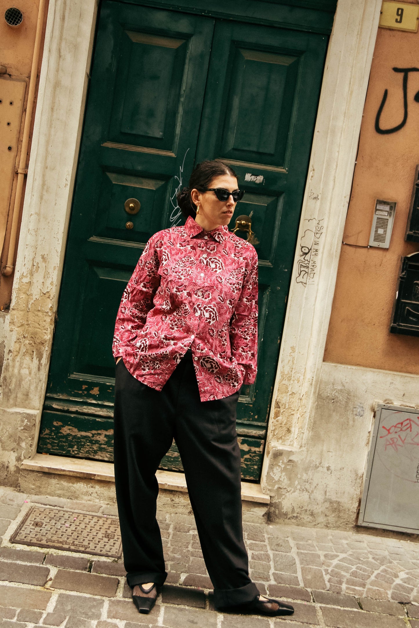 Camicia Aisha Toni del Viola