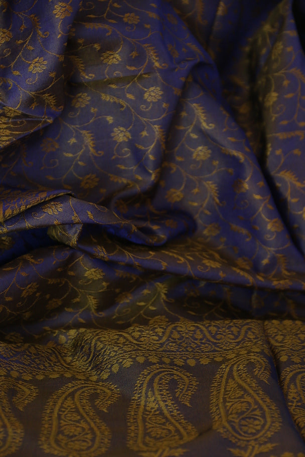 Foulard Hari #005 oro e viola