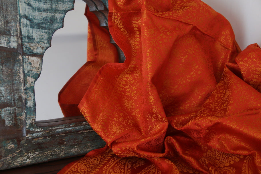 Foulard Swami #007 toni dell'arancio