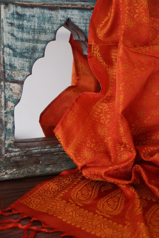 Foulard Swami #007 toni dell'arancio