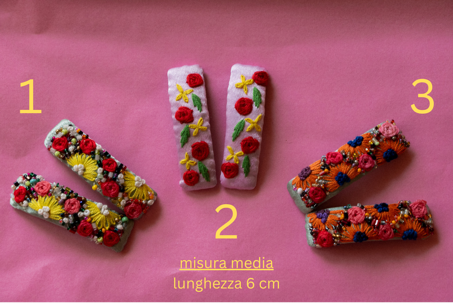 Fermaglietti per capelli medi