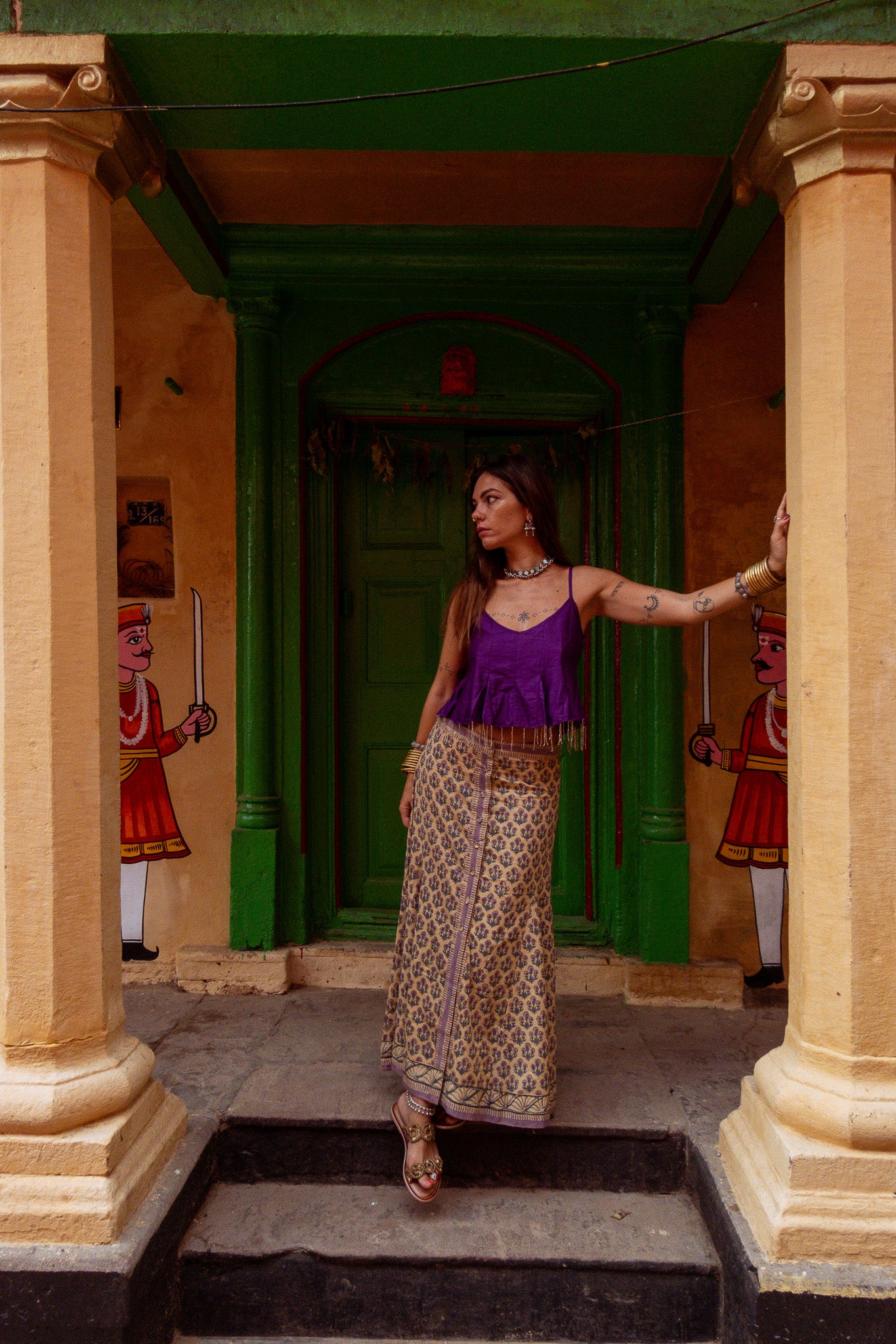 Top Mukta purple