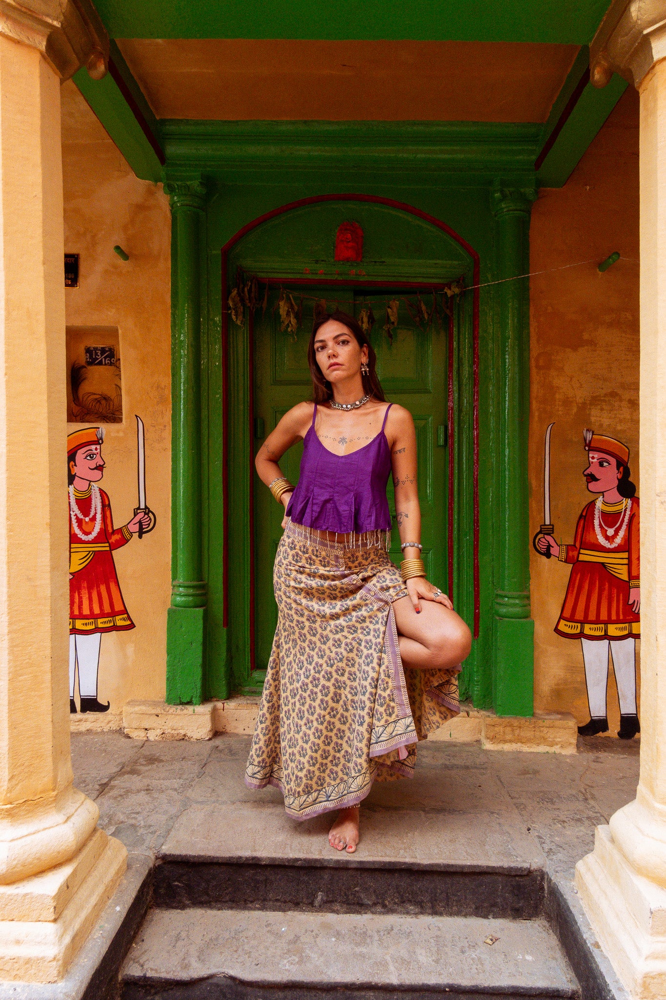 Top Mukta purple