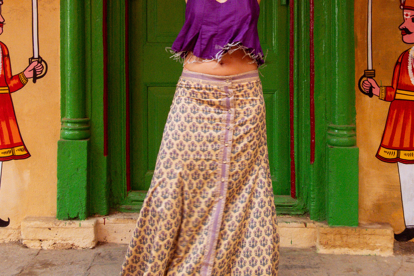 Top Mukta purple