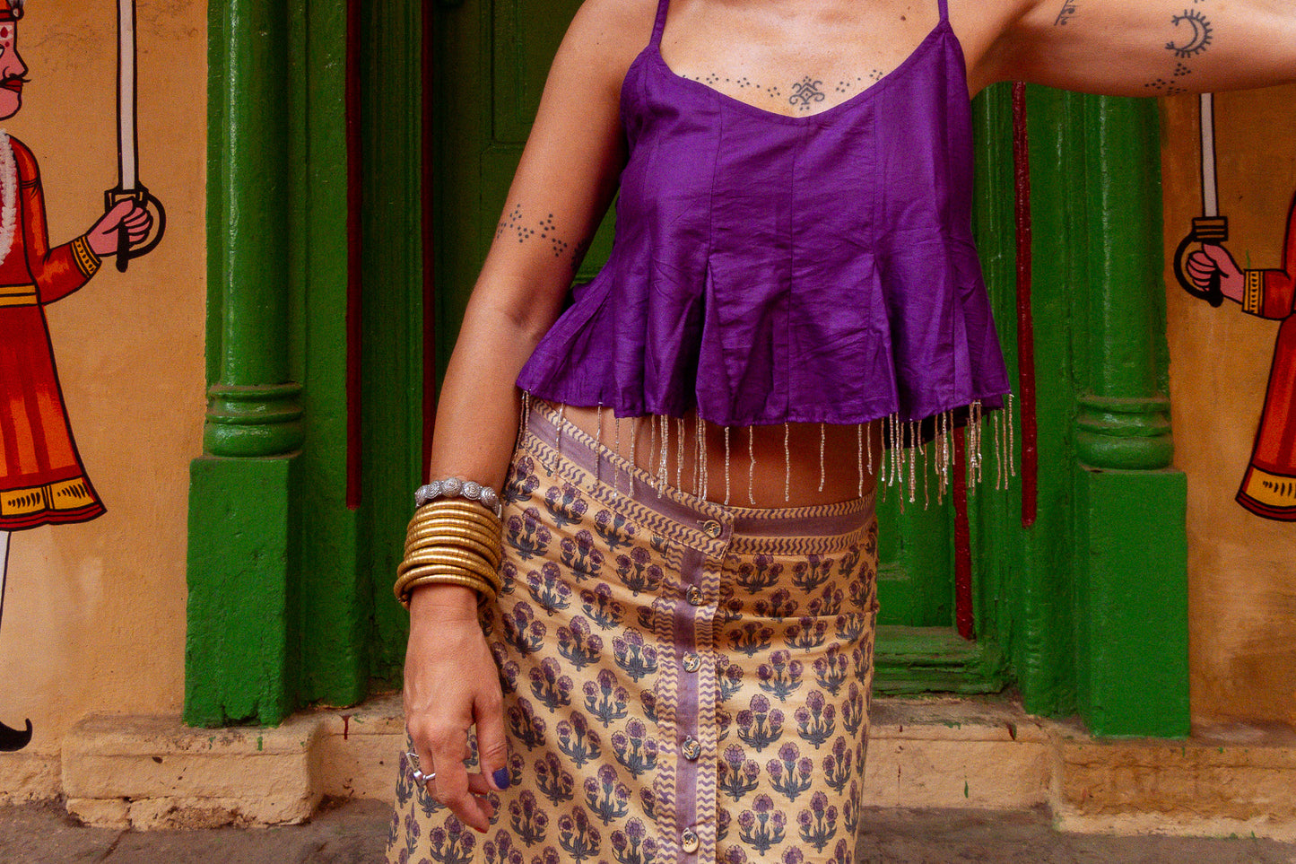 Top Mukta purple