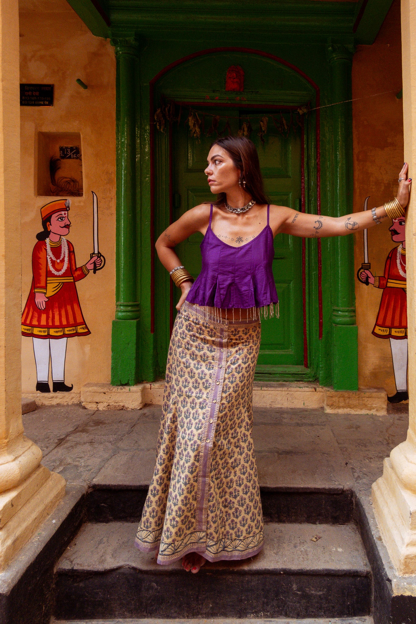 Top Mukta purple