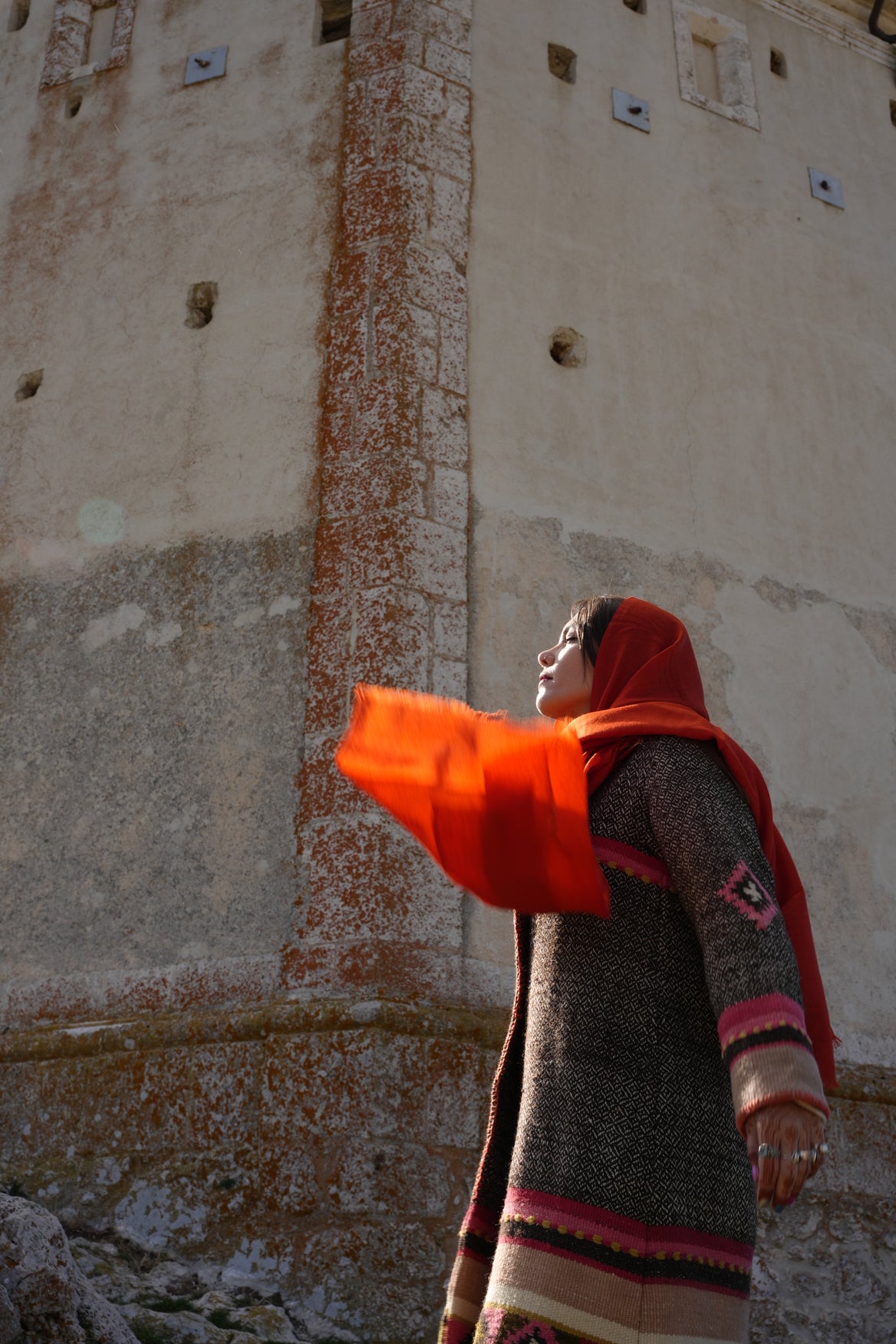 Sciarpa Ruggine - 100% lana