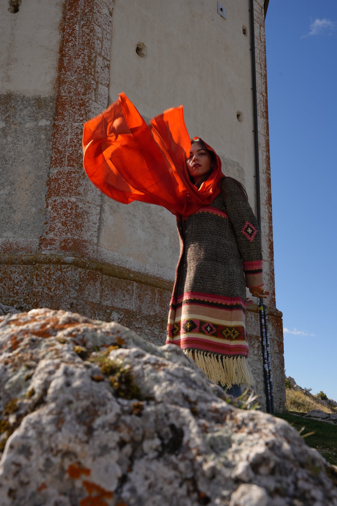 Sciarpa Ruggine - 100% lana