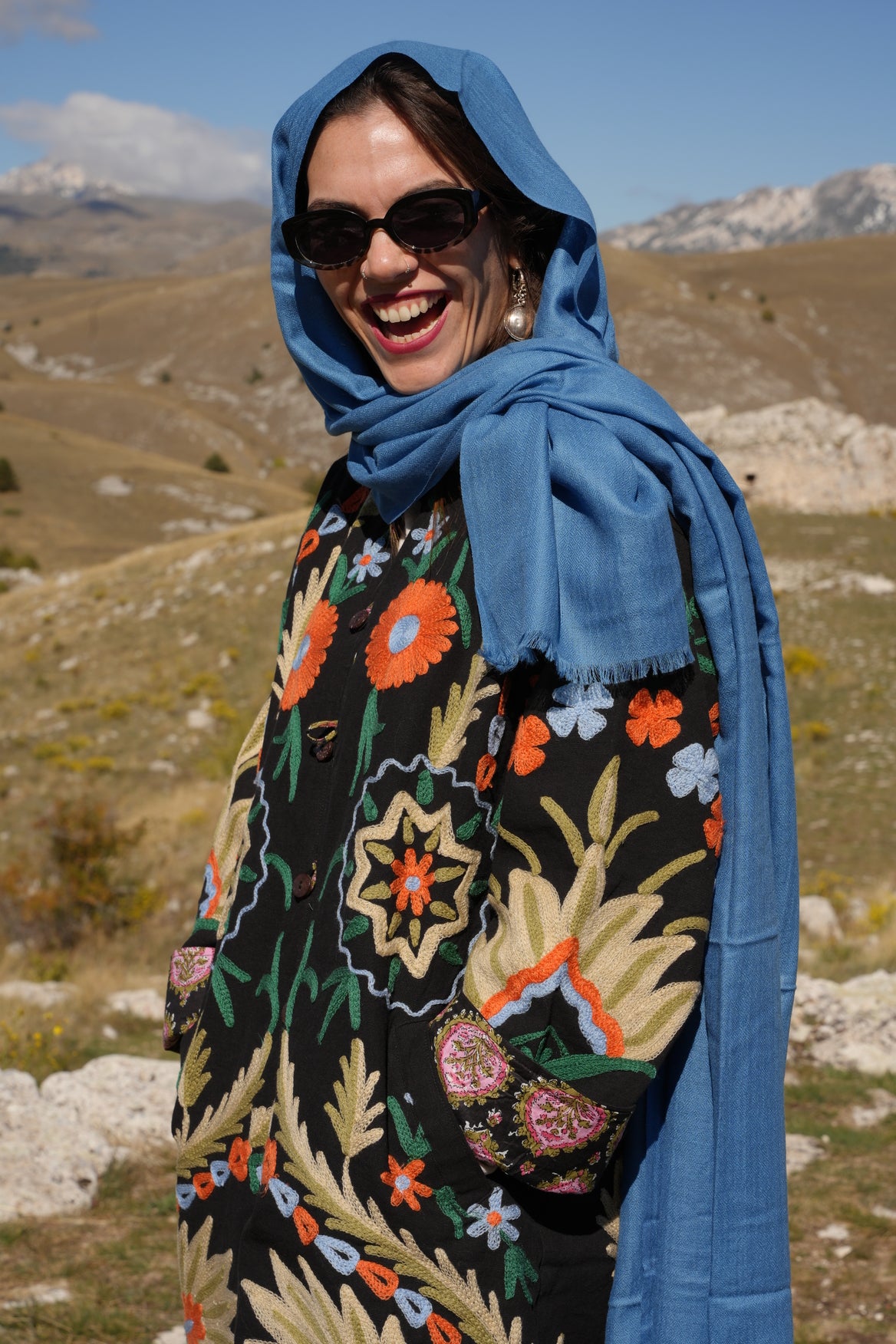 Sciarpa Ceruleo - 100% lana