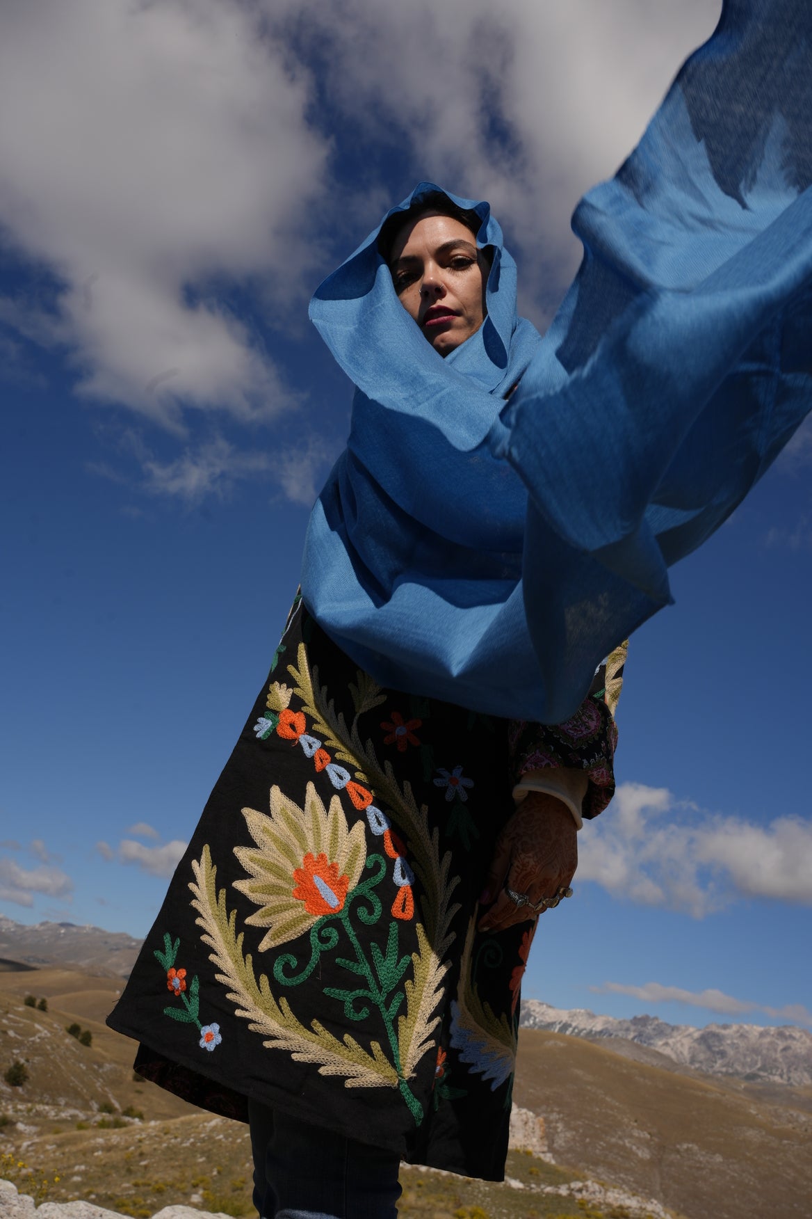 Sciarpa Ceruleo - 100% lana