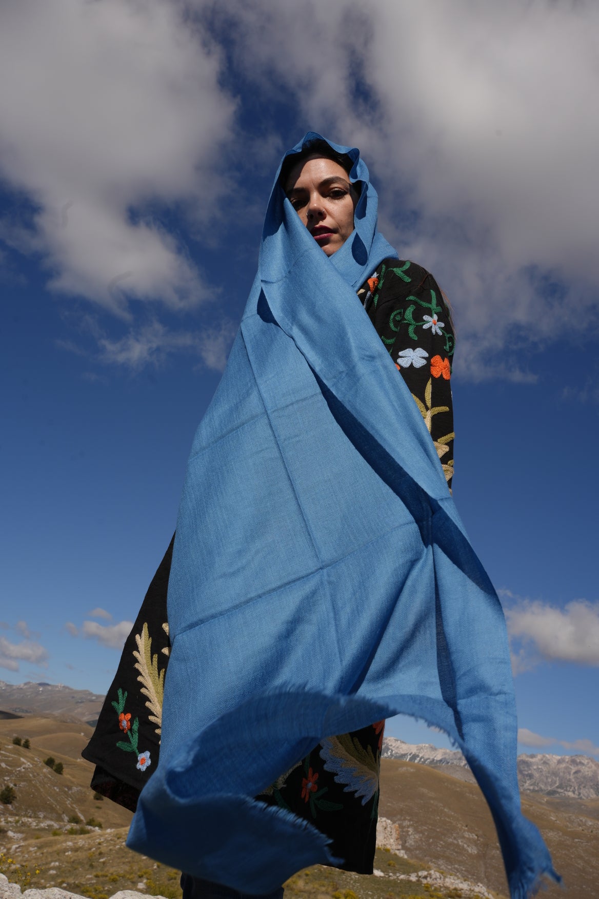 Sciarpa Ceruleo - 100% lana