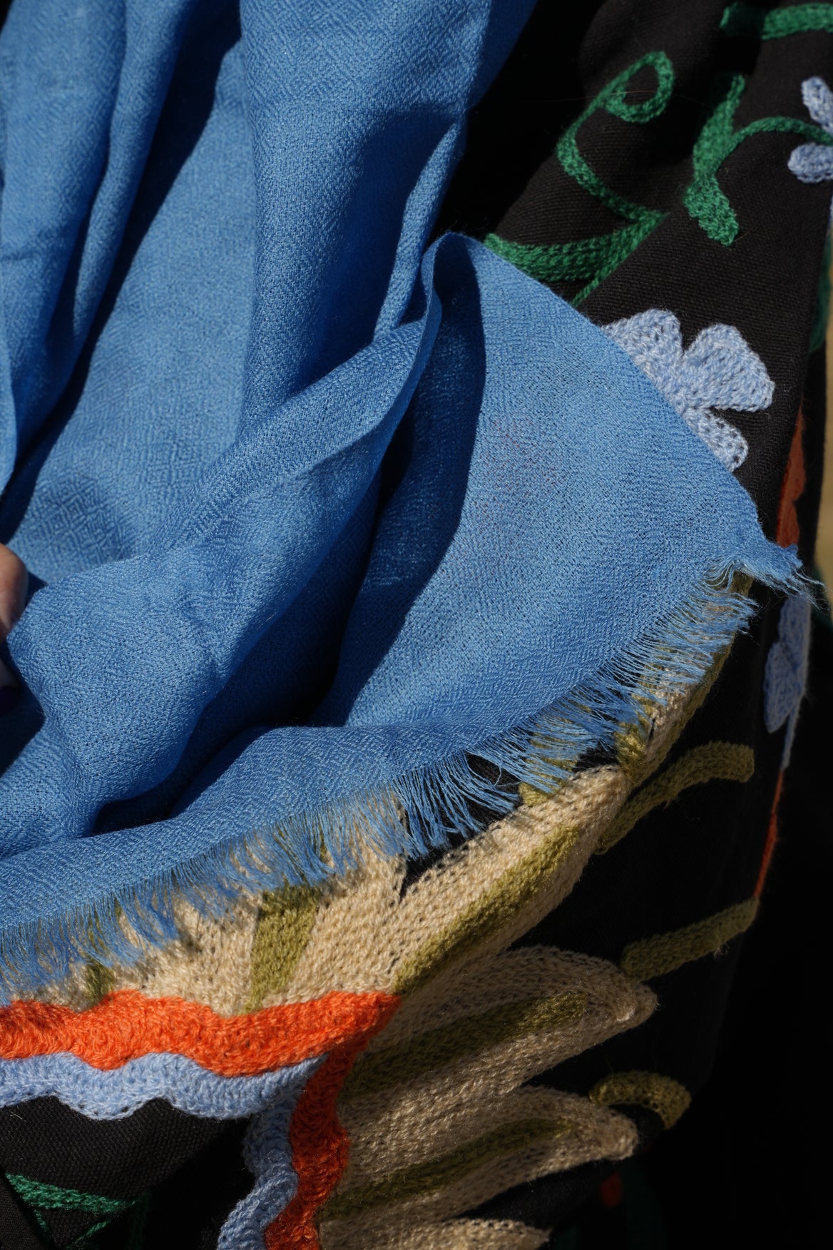 Sciarpa Ceruleo - 100% lana