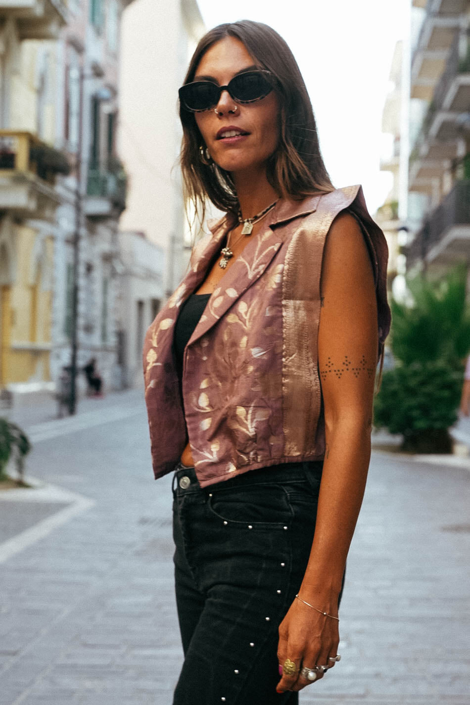 Gilet Zari Cipria 1