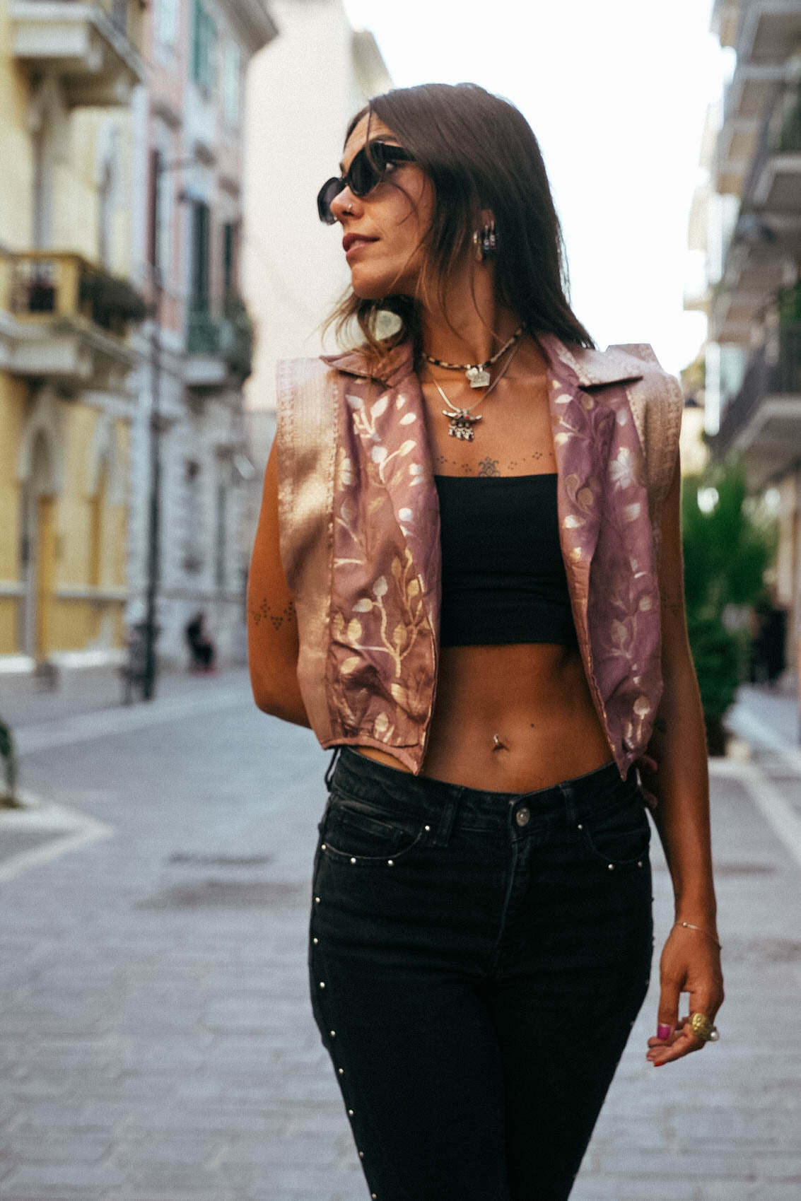 Gilet Zari Cipria 1
