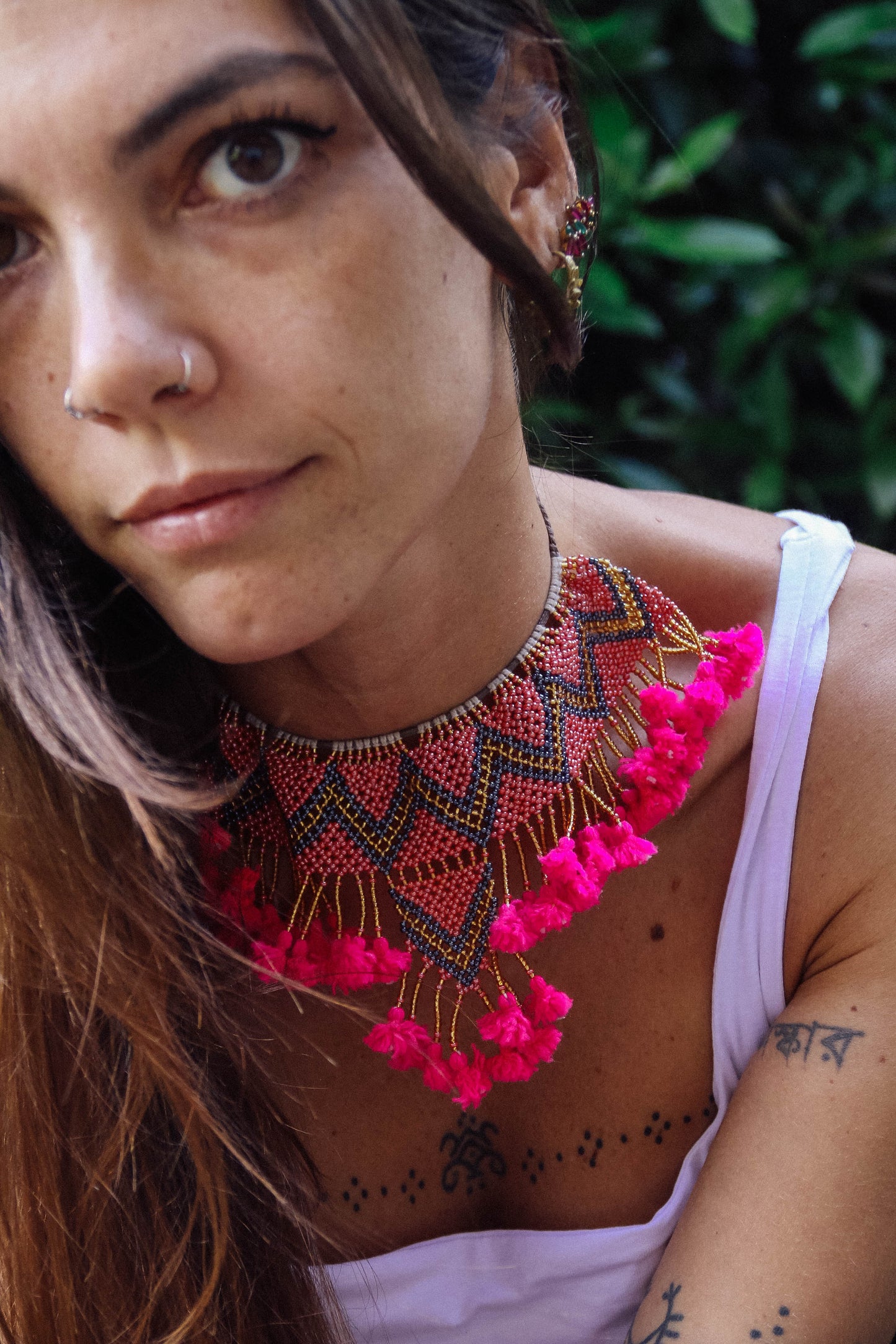 Collana di perline fatta a mano #002
