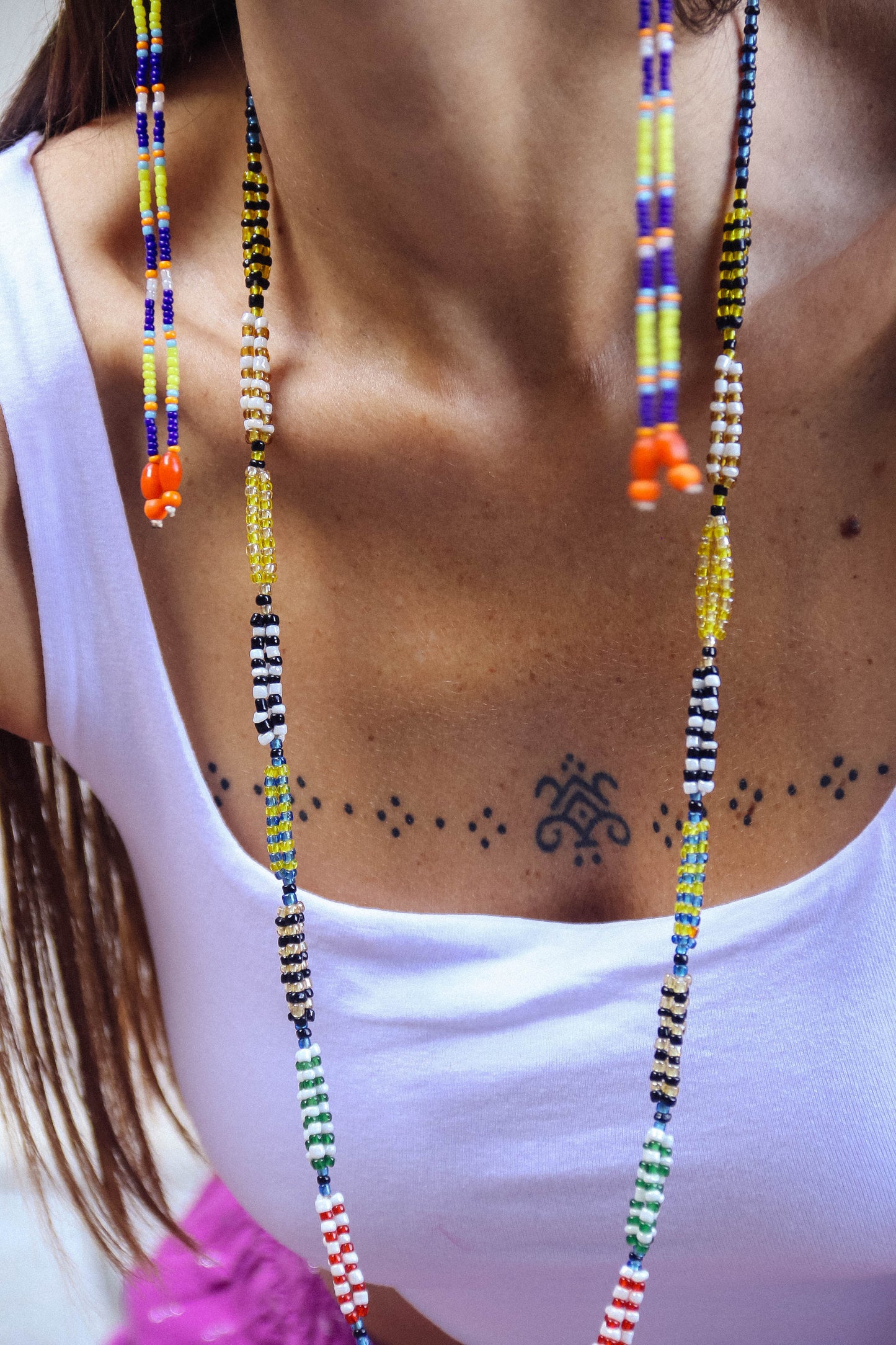 Collana di perline fatta a mano #037