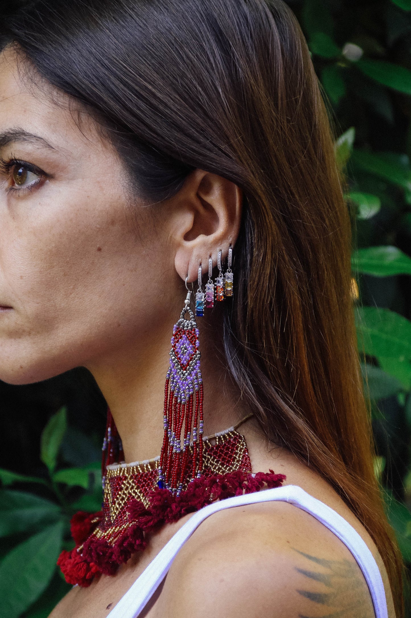 Collana di perline fatta a mano #010