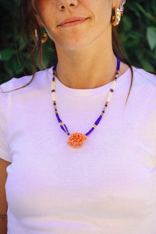 Collana di perline fatta a mano #032
