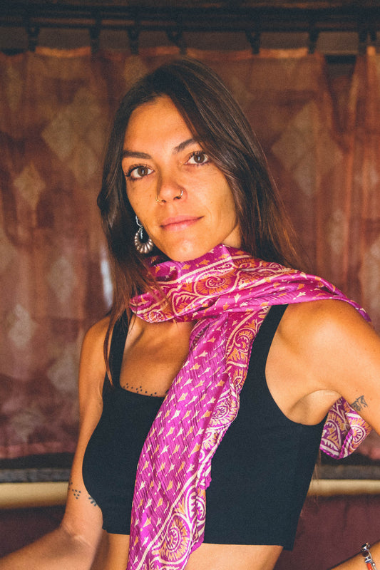 Foulard Batik 100% seta #007