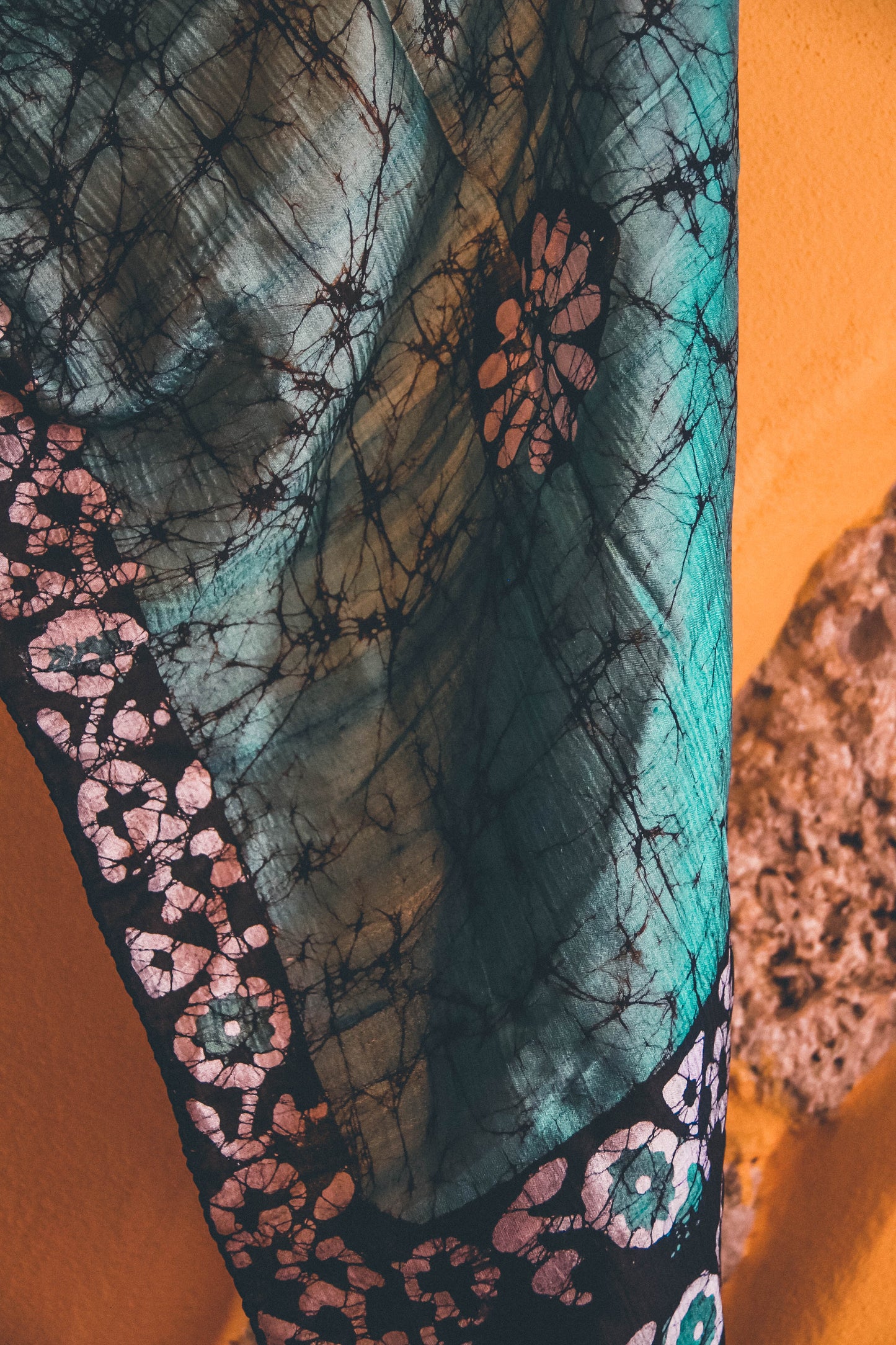 Foulard Batik 100% seta #002