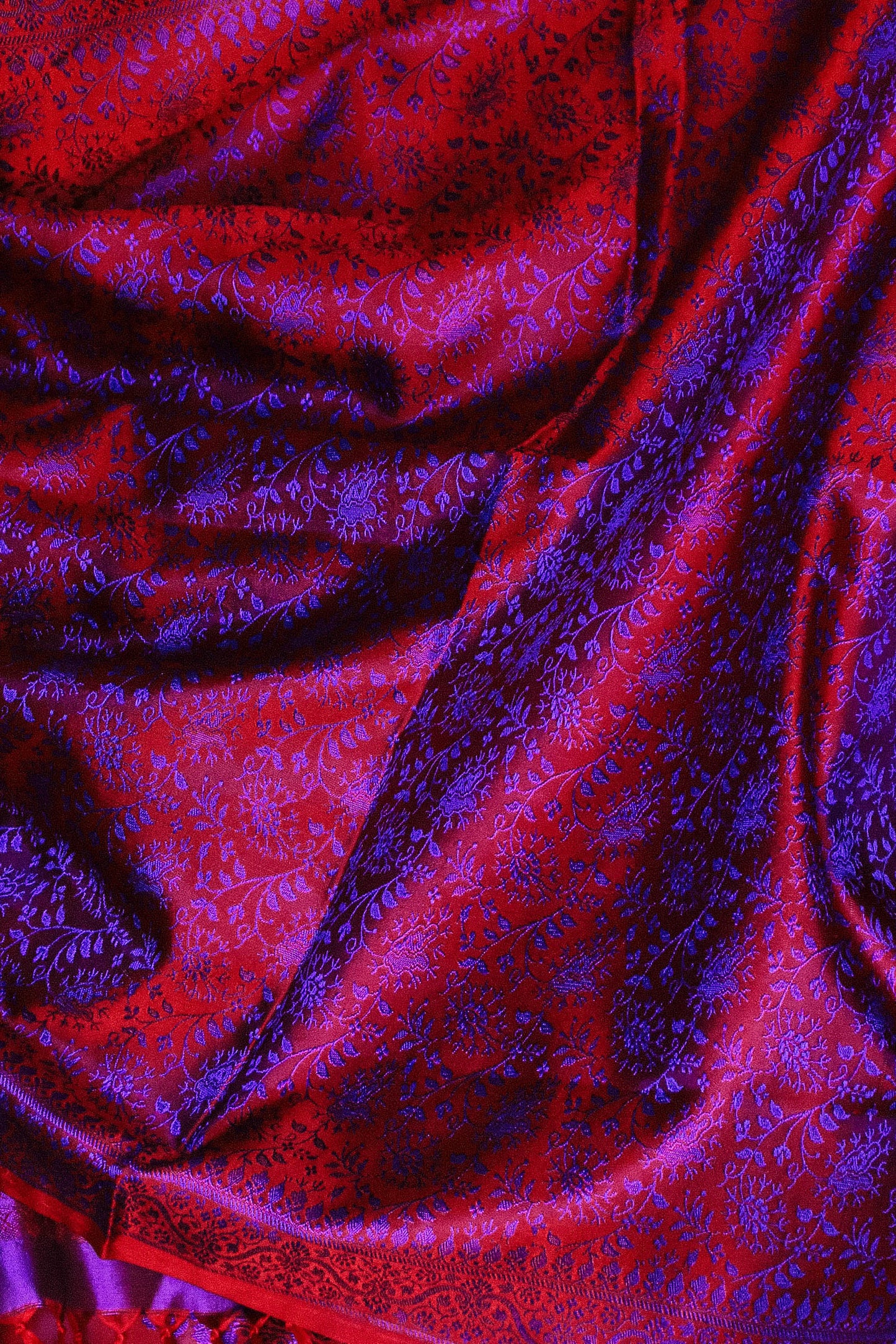 Foulard Swami #029 rosso e blu
