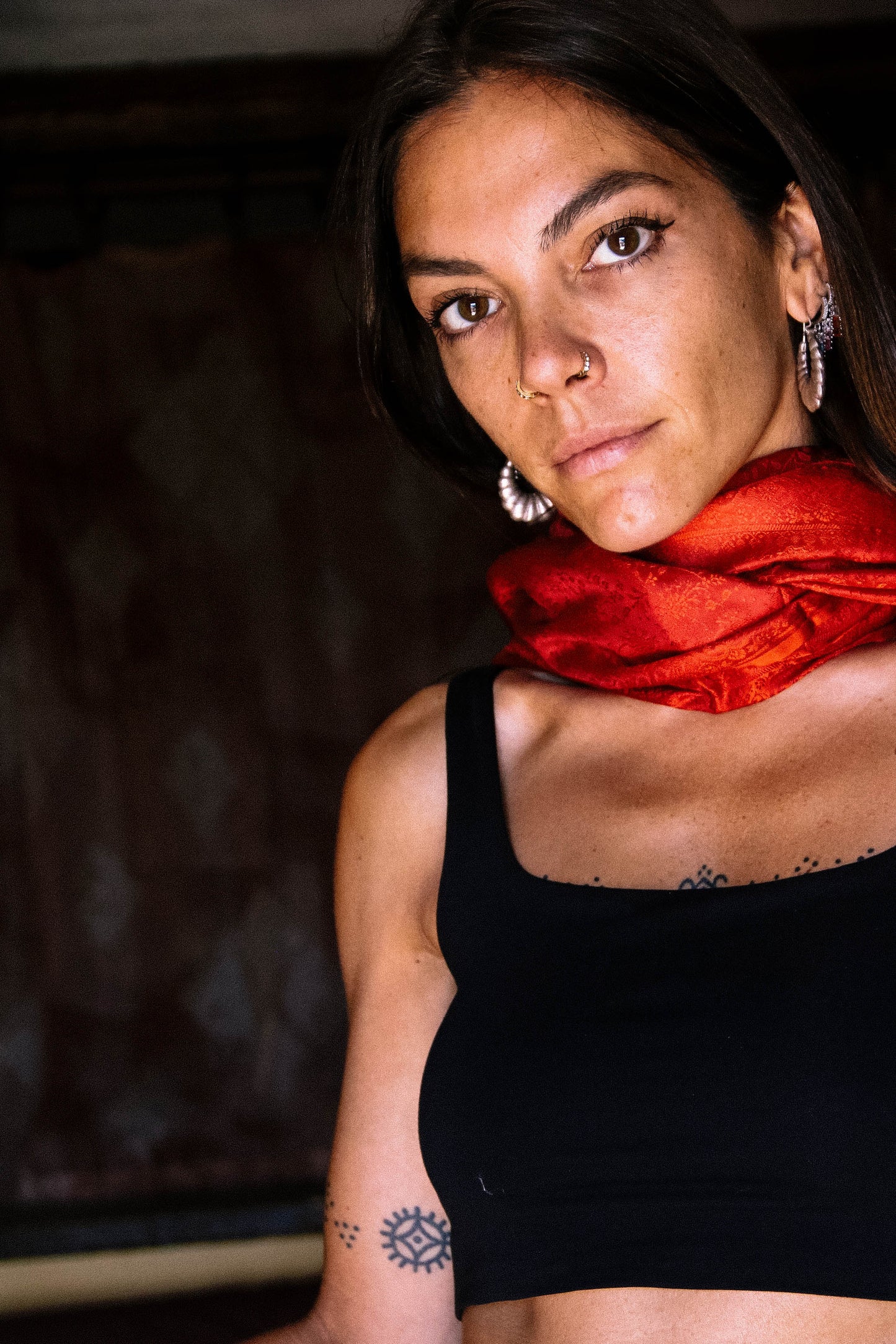 Foulard Swami #026 ruggine