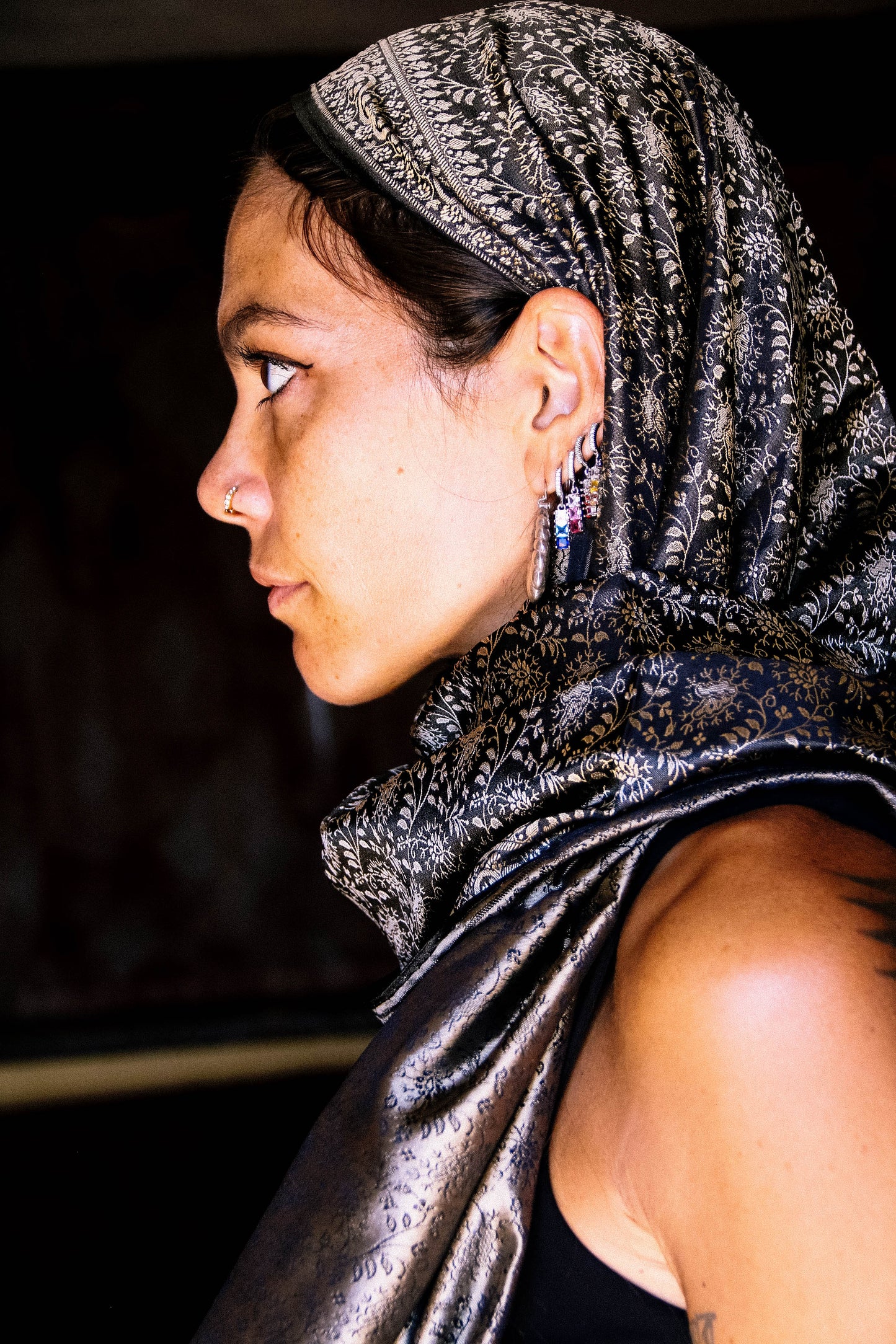 Foulard Swami #030 zari black