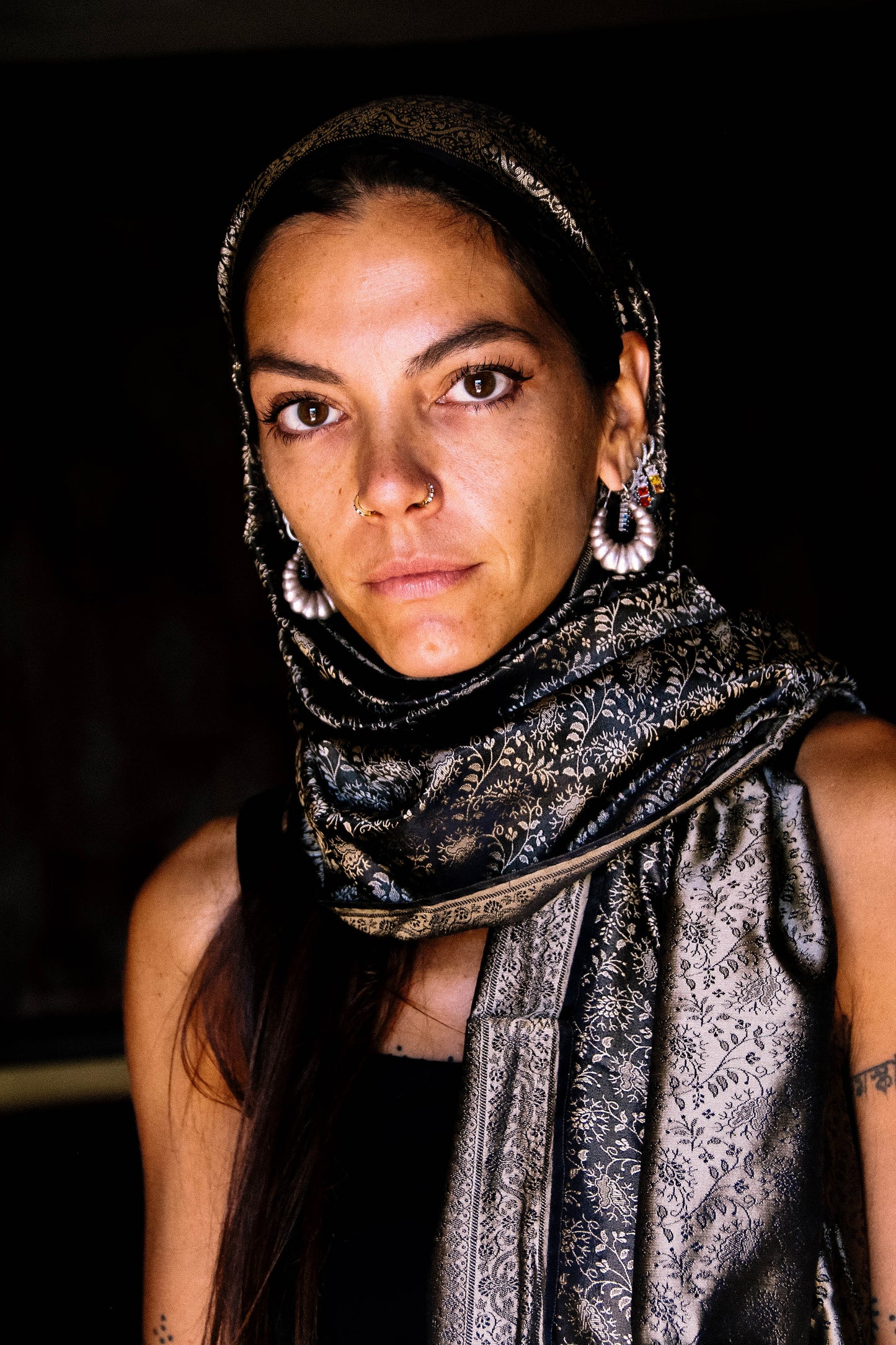 Foulard Swami #030 zari black