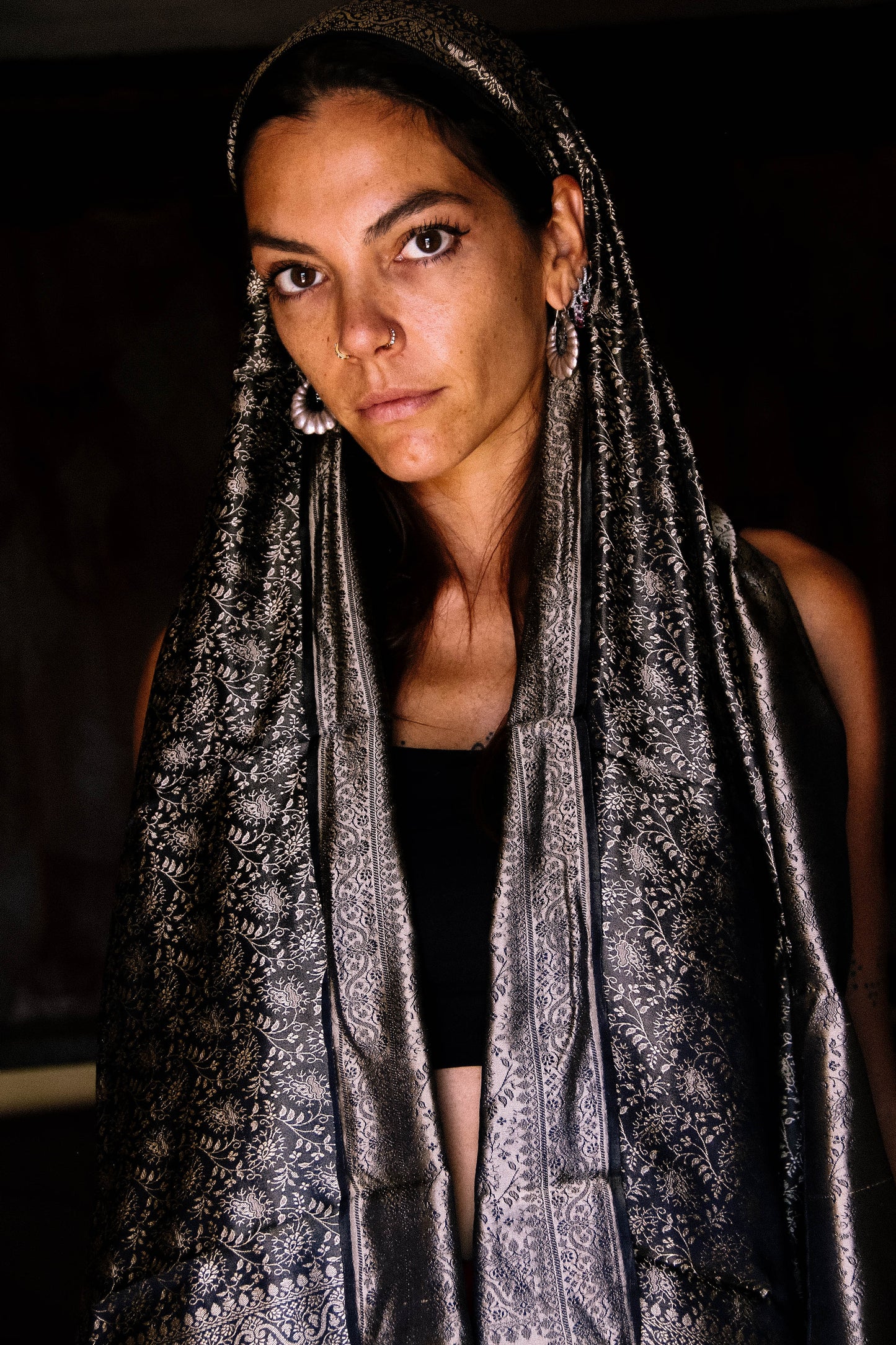 Foulard Swami #030 zari black