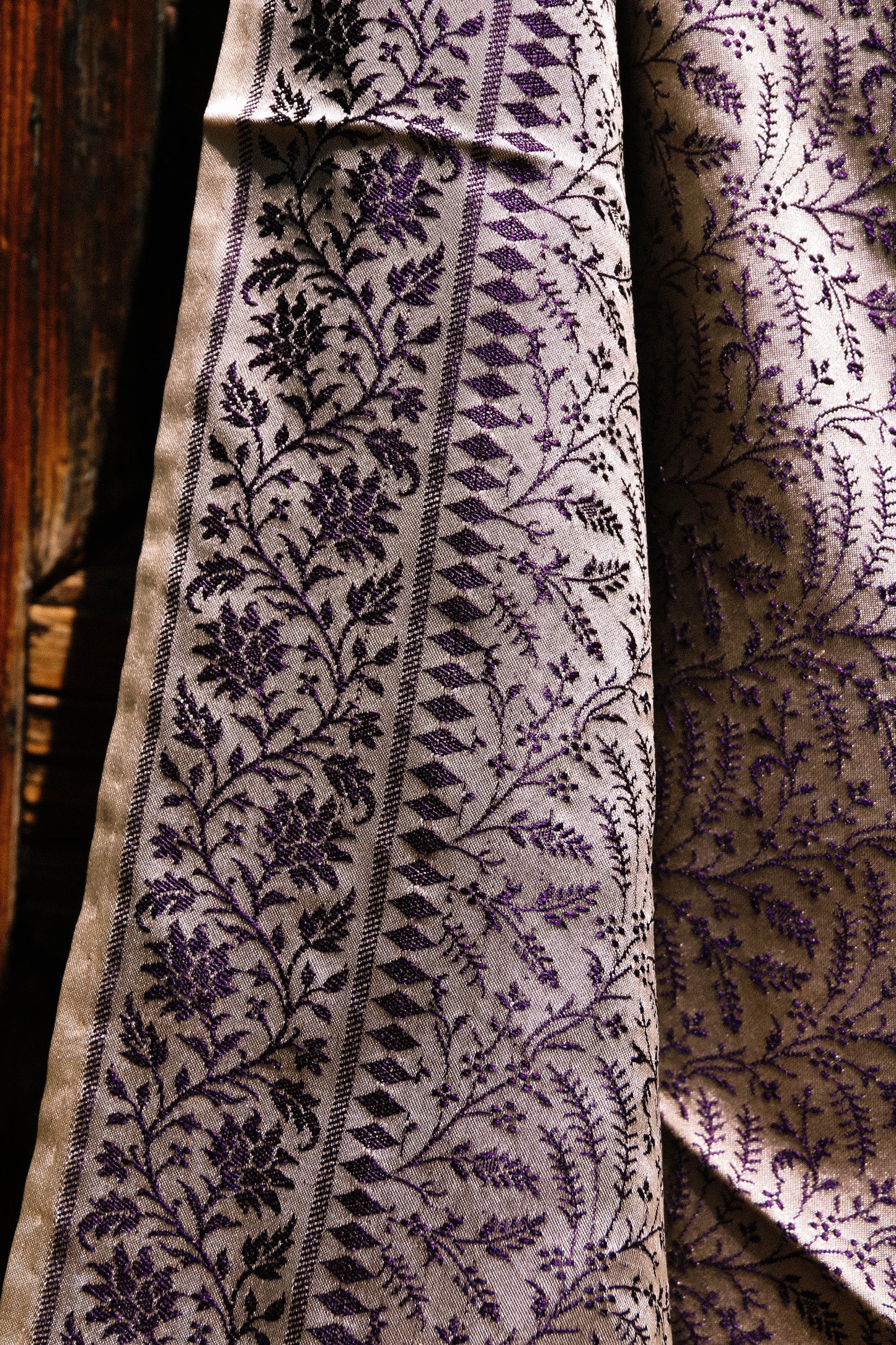Foulard Swami #019 crema e blu