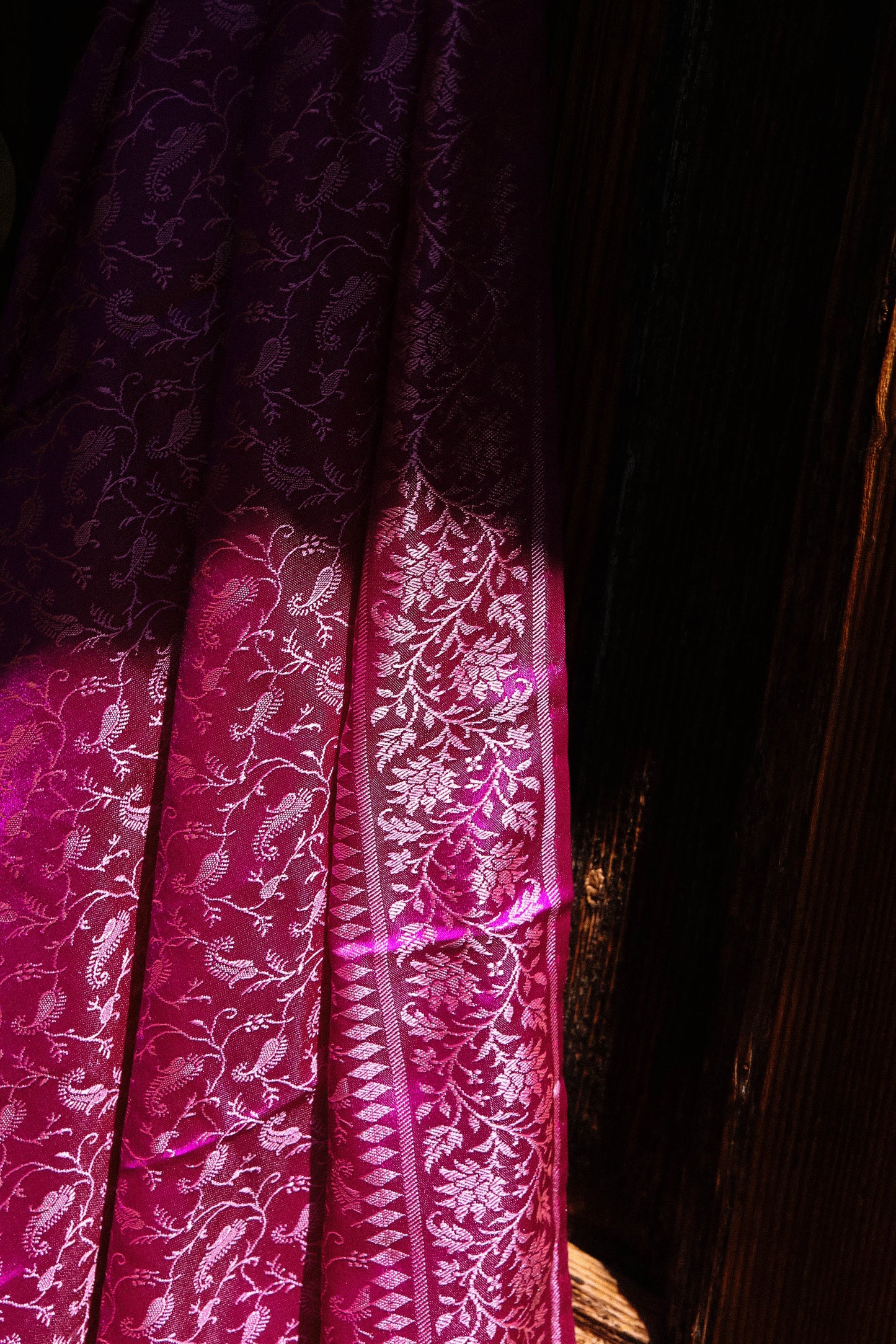 Foulard Swami #015 fuxia e rosa