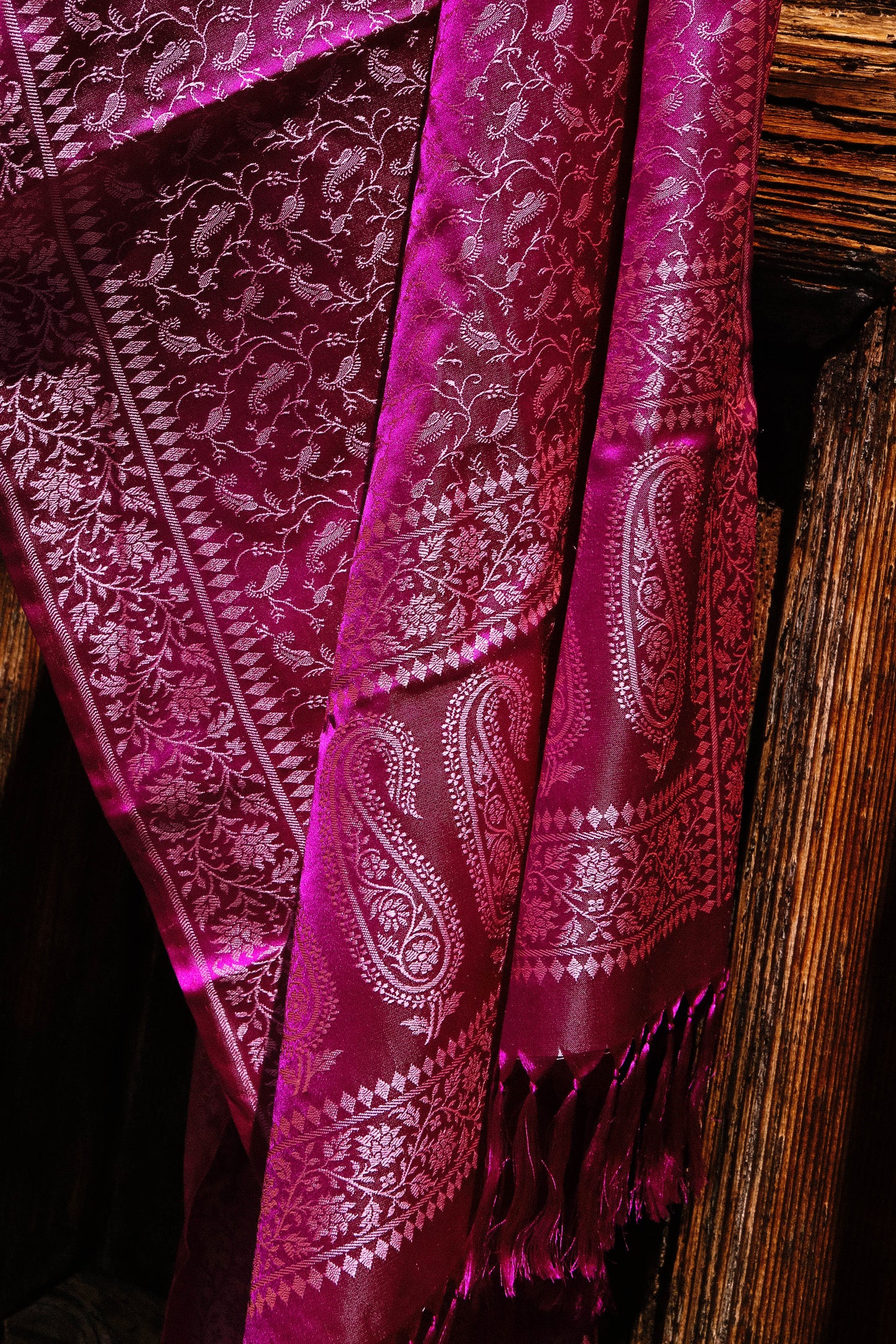 Foulard Swami #015 fuxia e rosa