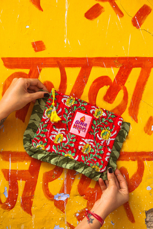Pochette Kila rossa e verde