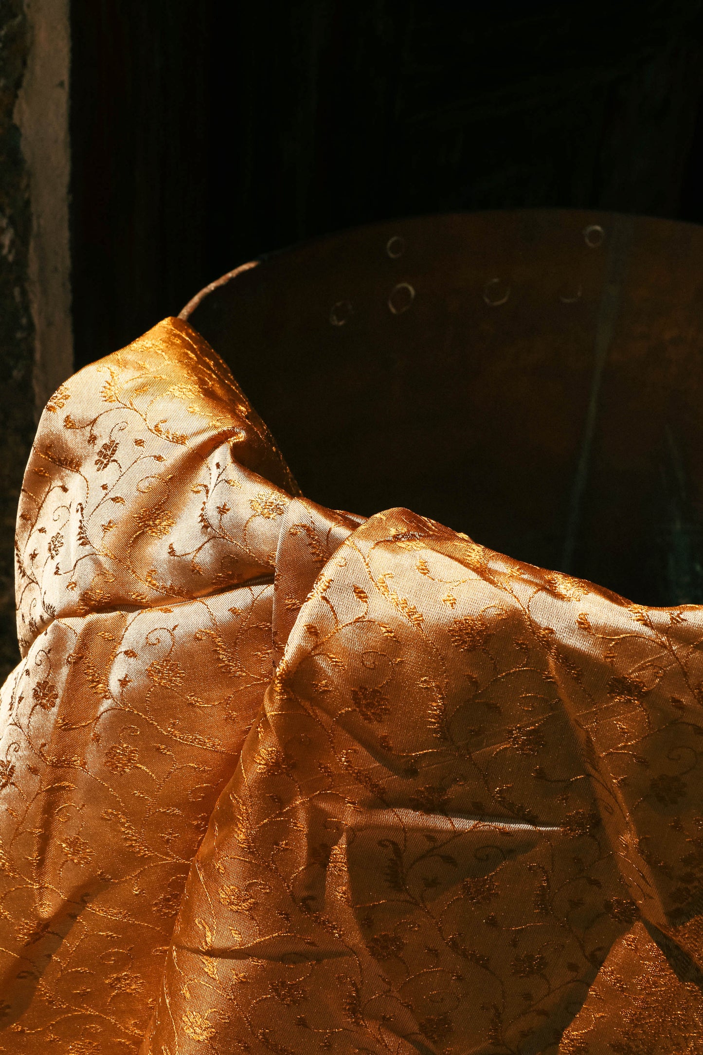 Foulard Hari #041 champagne oro