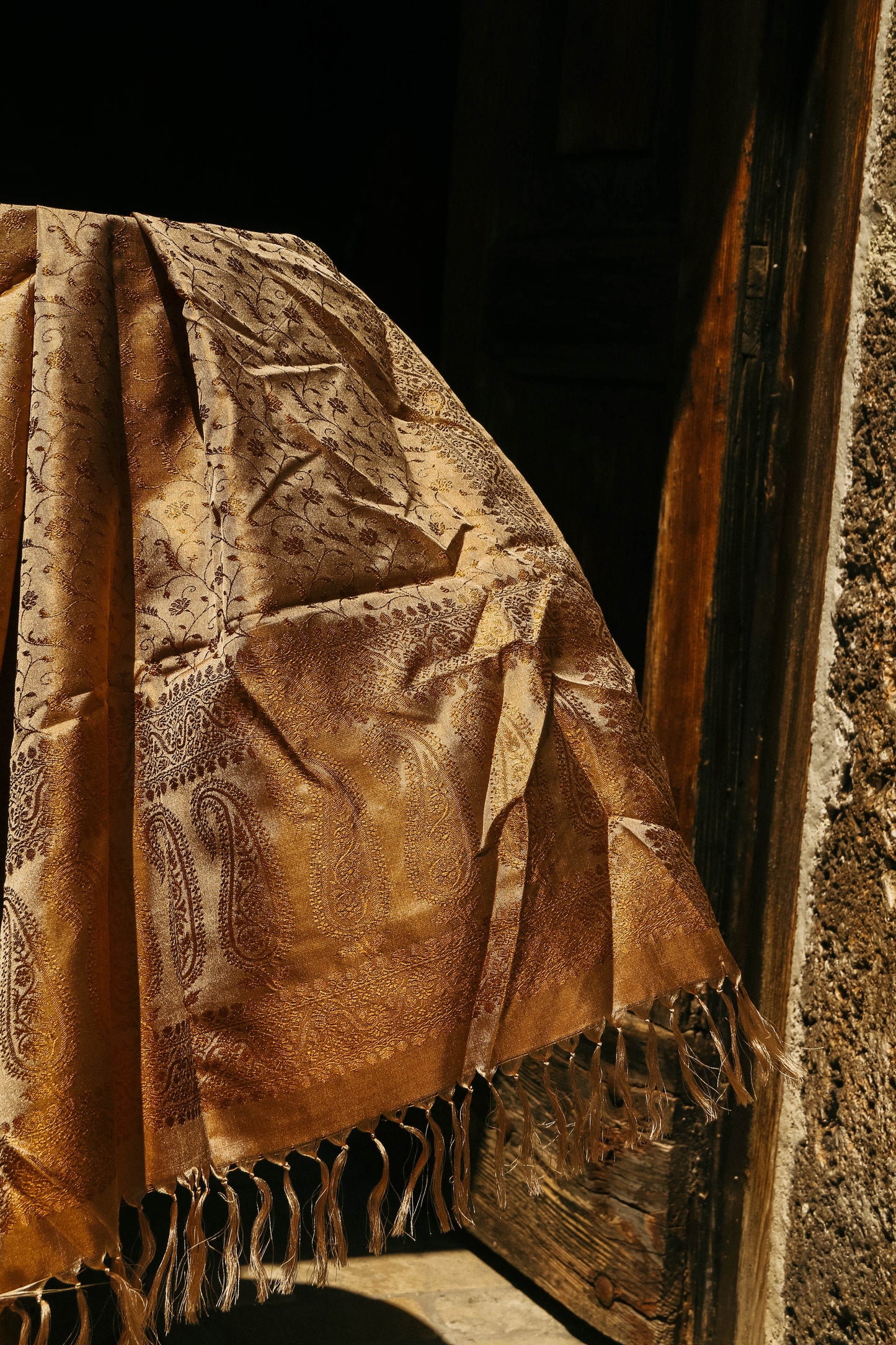 Foulard Hari #041 champagne oro