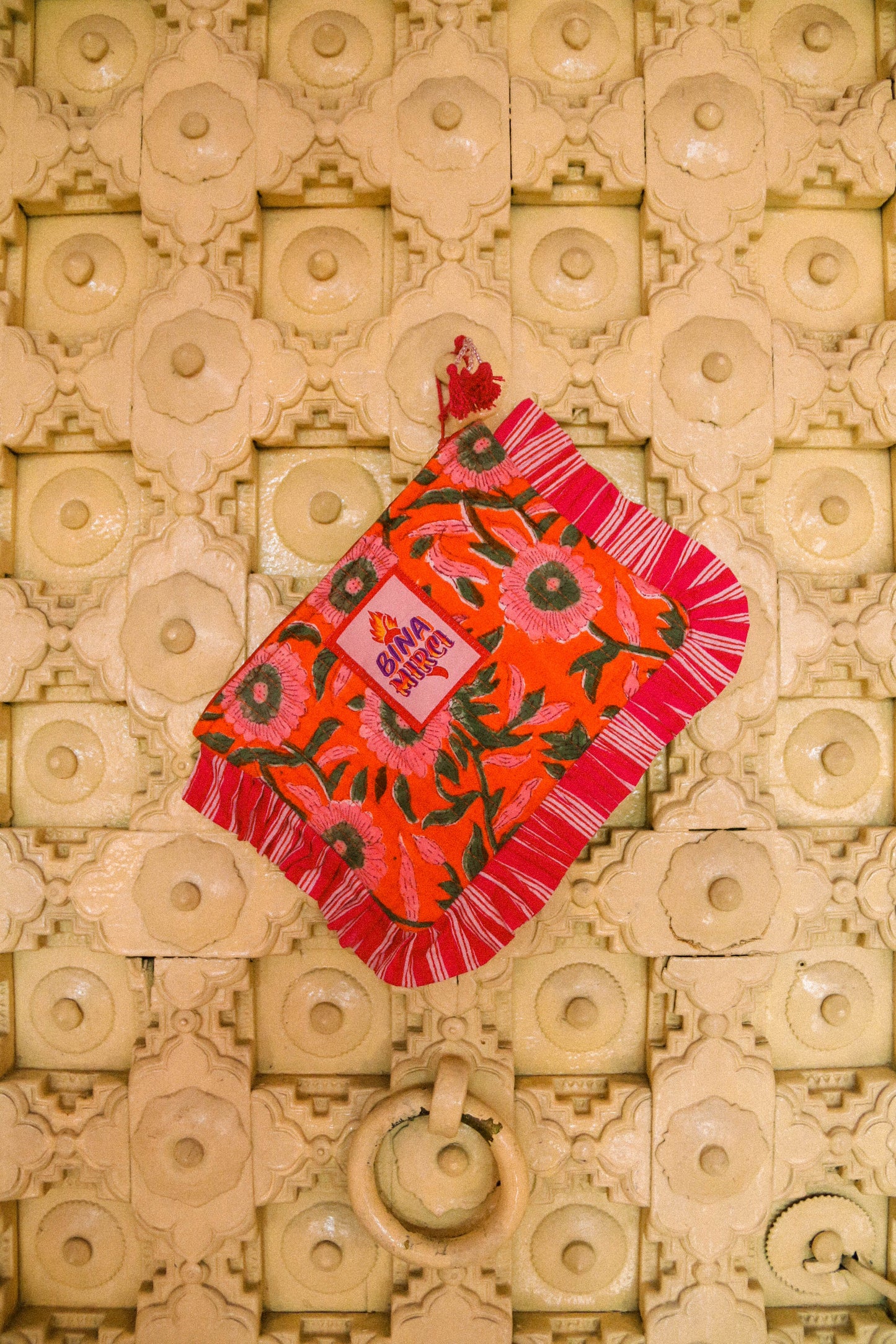 Pochette Kila arancione e fuxia