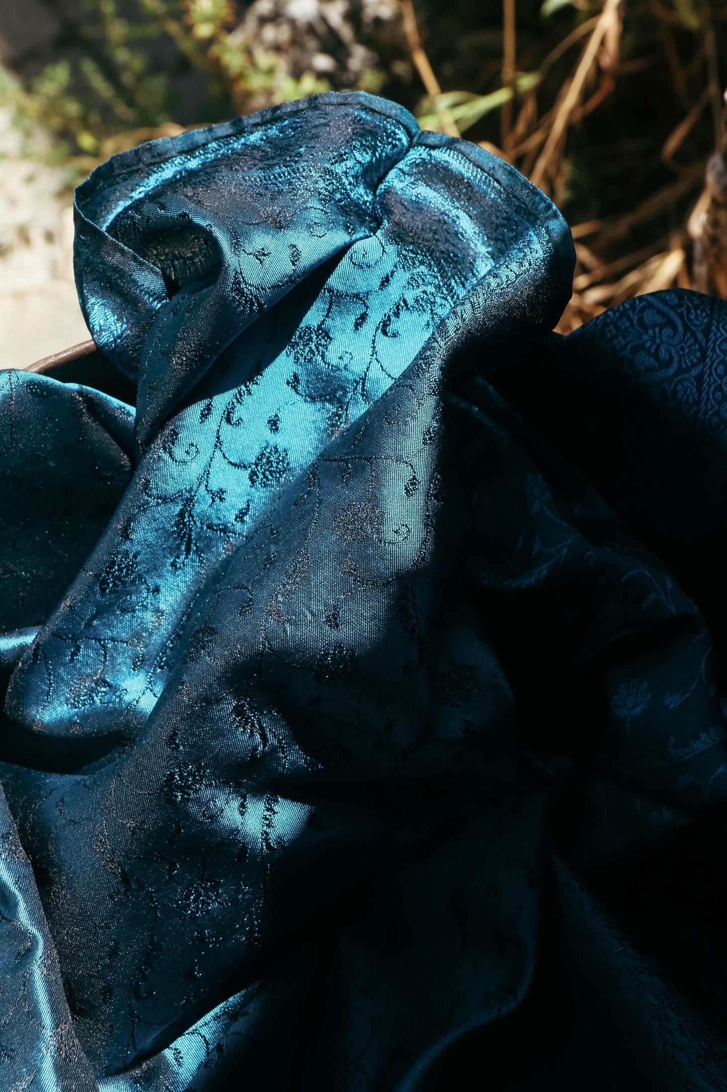 Foulard Hari #048 blu e nera